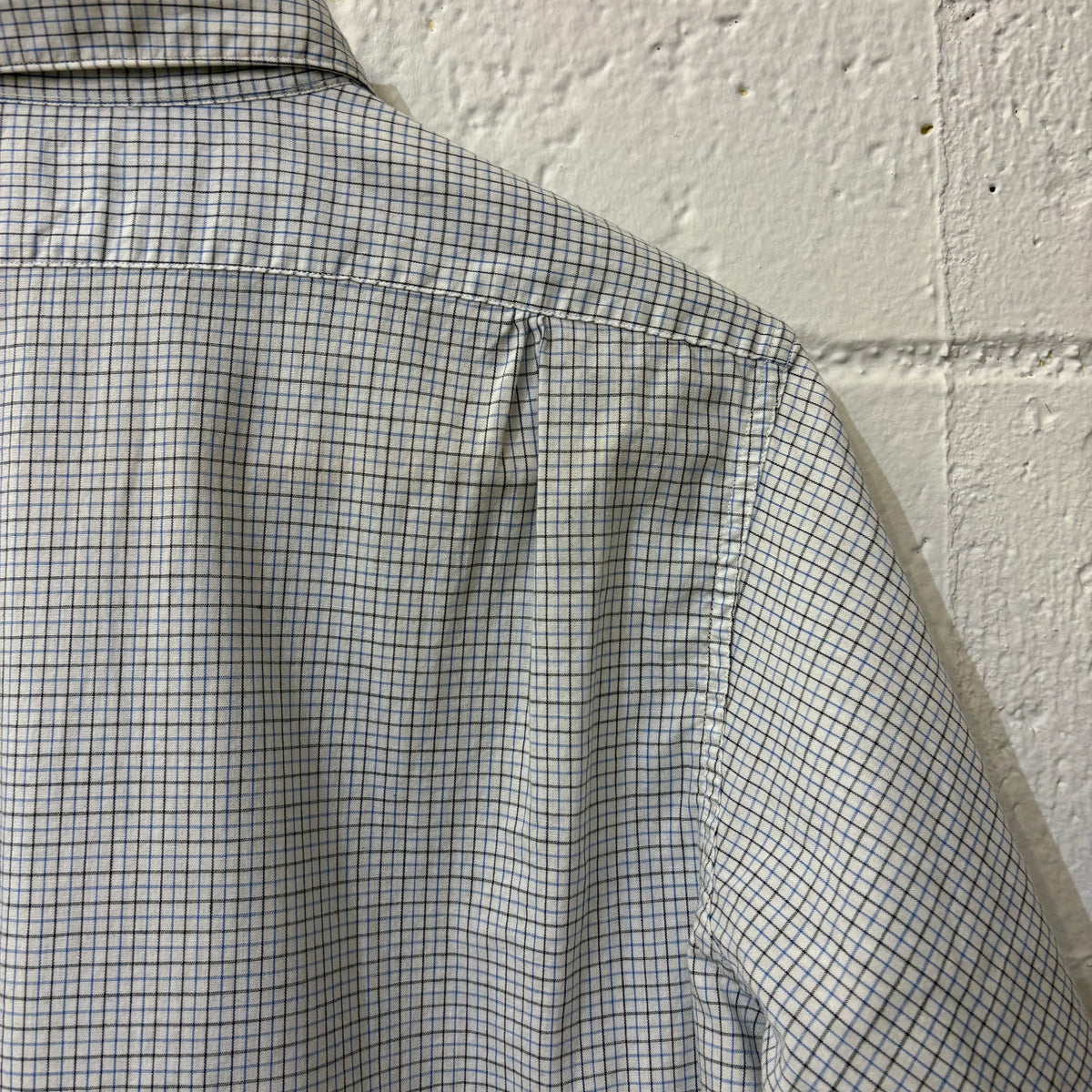 ~60's Arrow tattersall dress shirt (size 15-33)