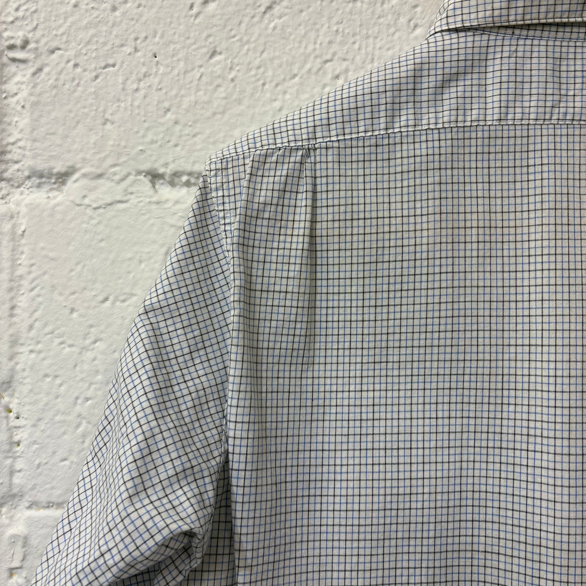 ~60's Arrow tattersall dress shirt (size 15-33)