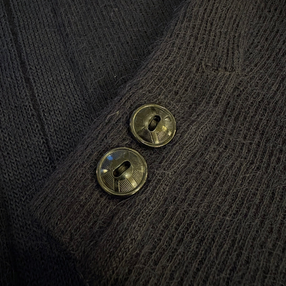 40's Royal Brentwood full zip wool cardigan