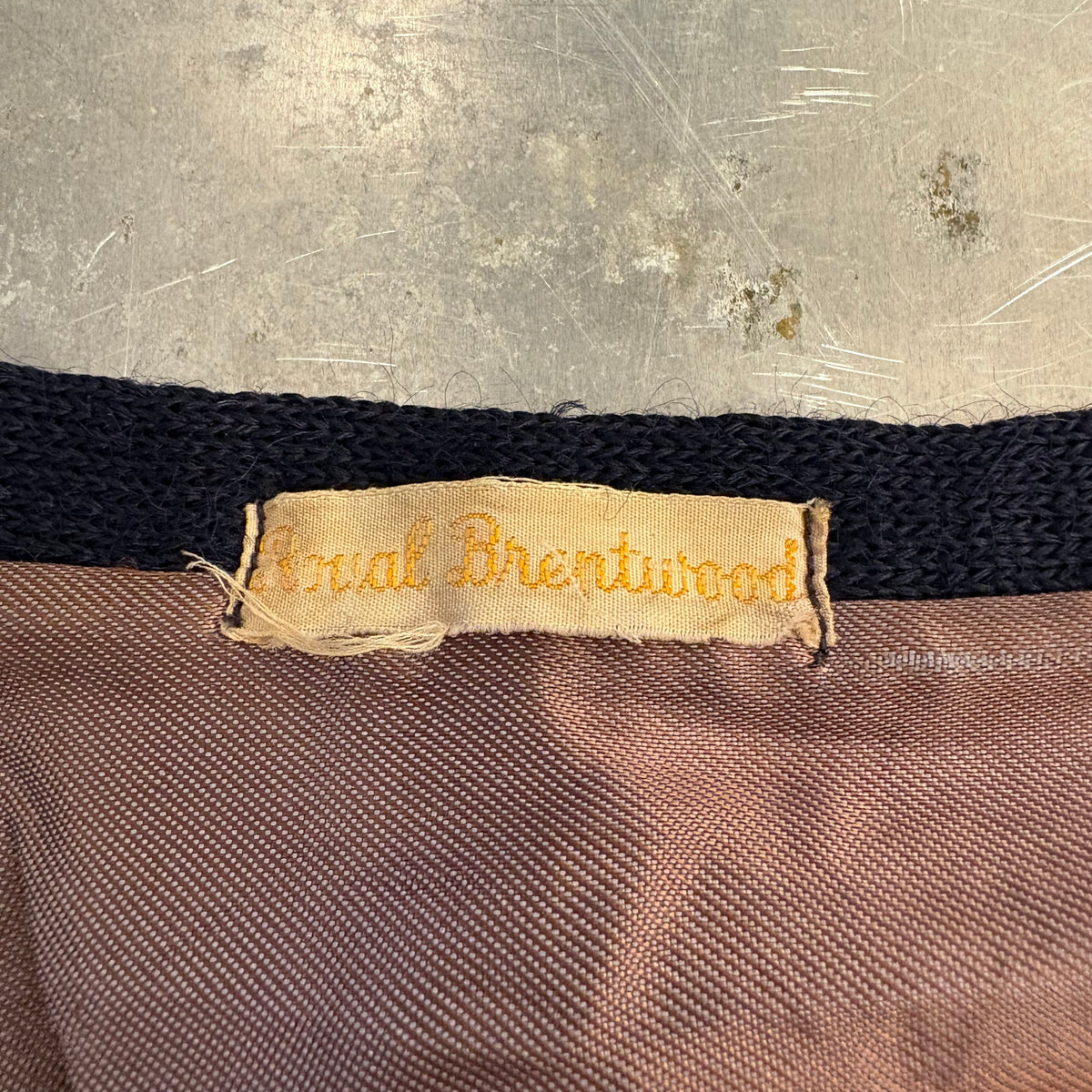 40's Royal Brentwood full zip wool cardigan