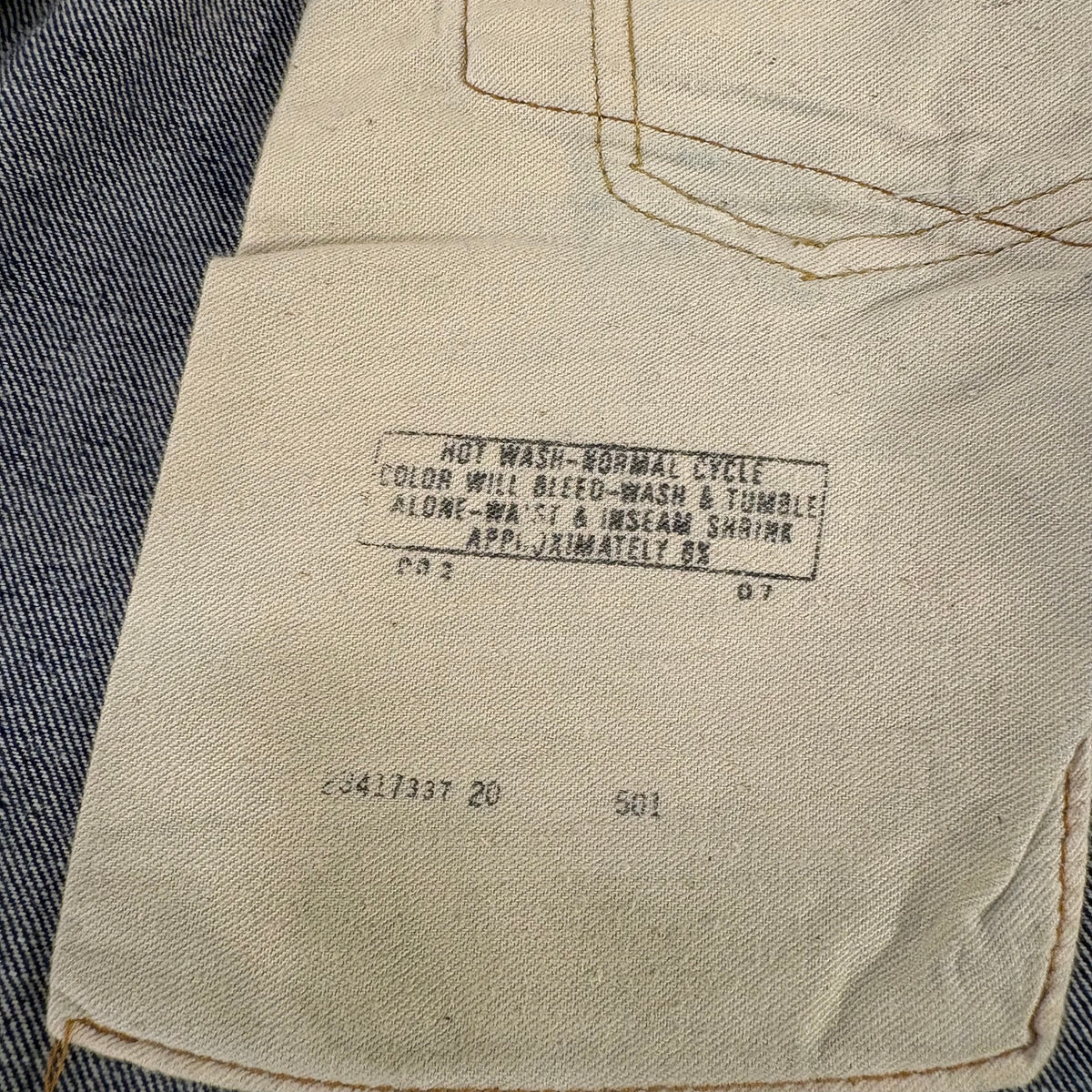 70's Levi's 501 single stitch (size W35 L31 dark)