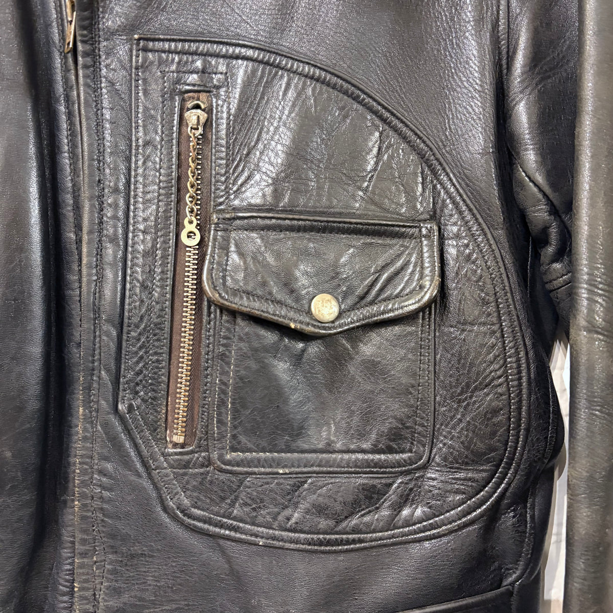 50's Hercules D-pocket leather jacket