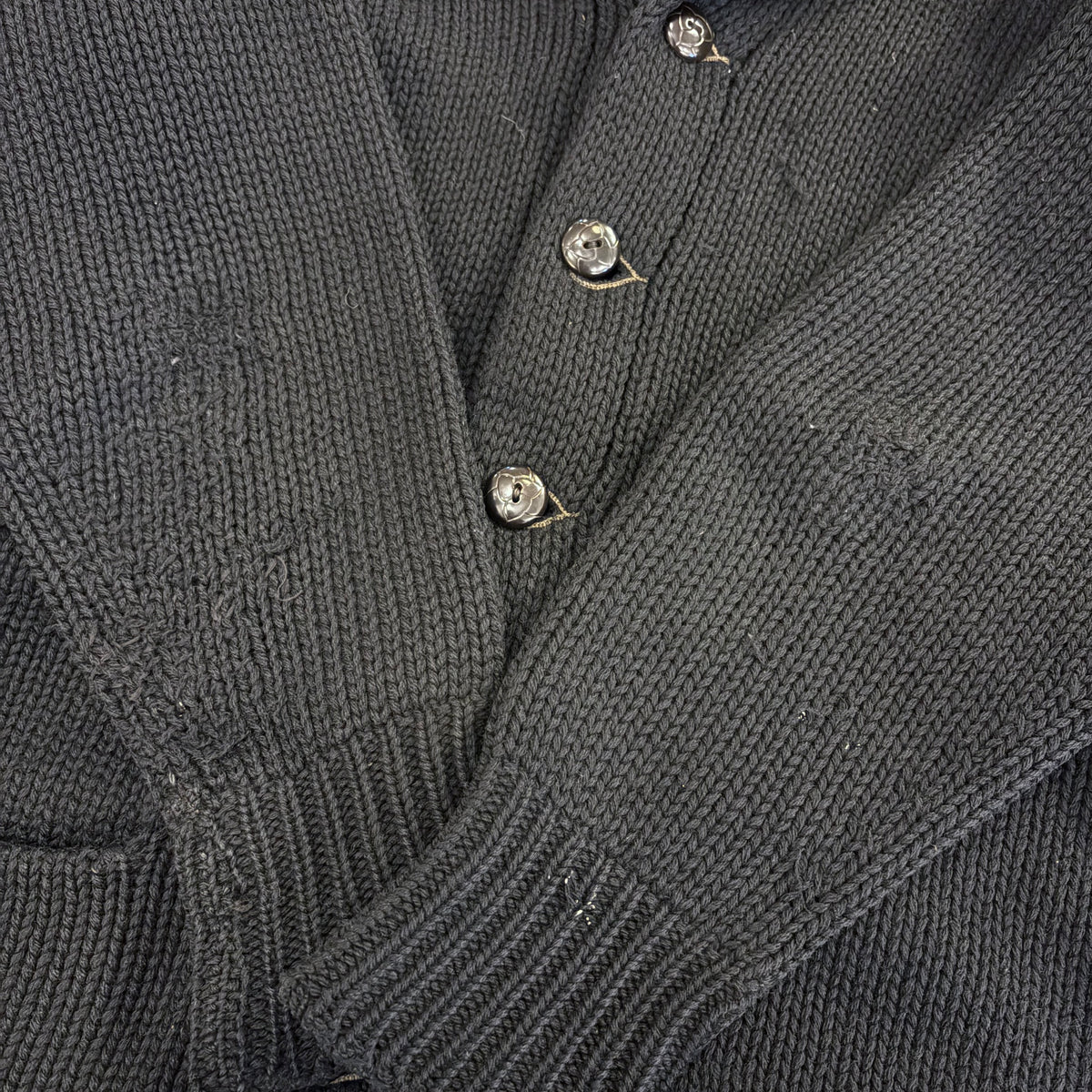 30's shawl collar cardigan