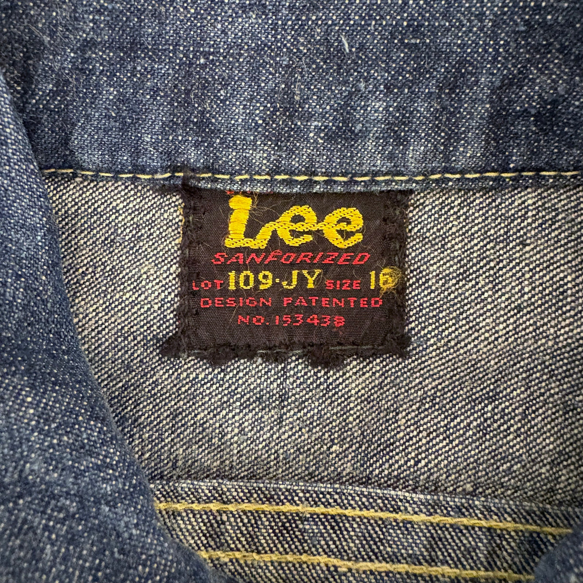 50's Lee 109-JY denim jacket (size 16)