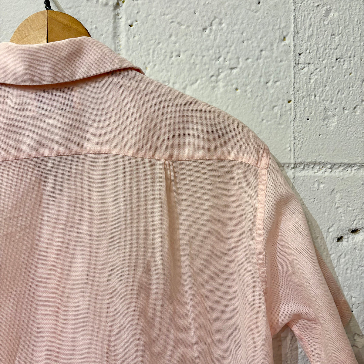 50's Manhattan  pink S/S shirt (size M never worn?)
