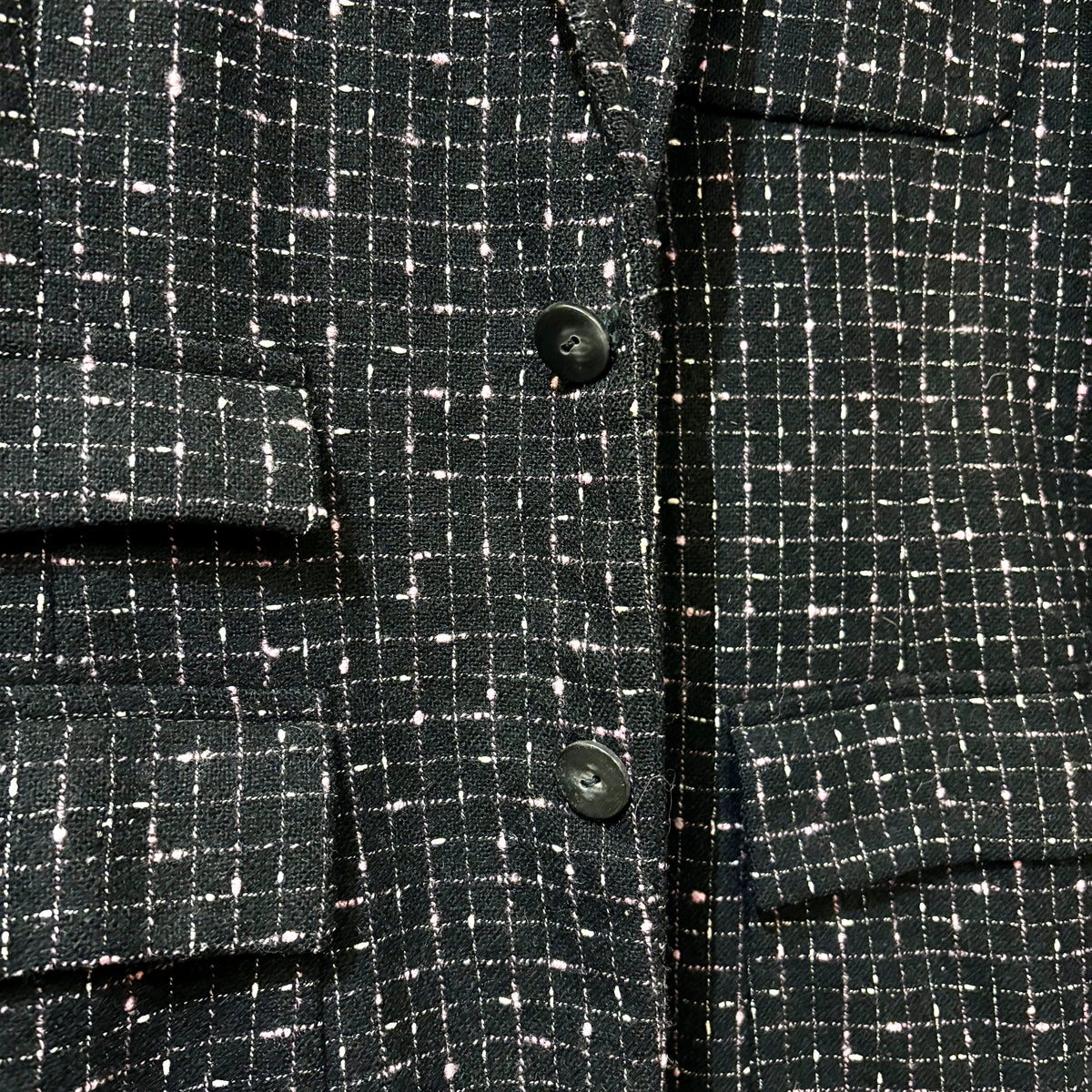50's Berkray pink/ gray fleck black jacket (fits like a ML mint condition)