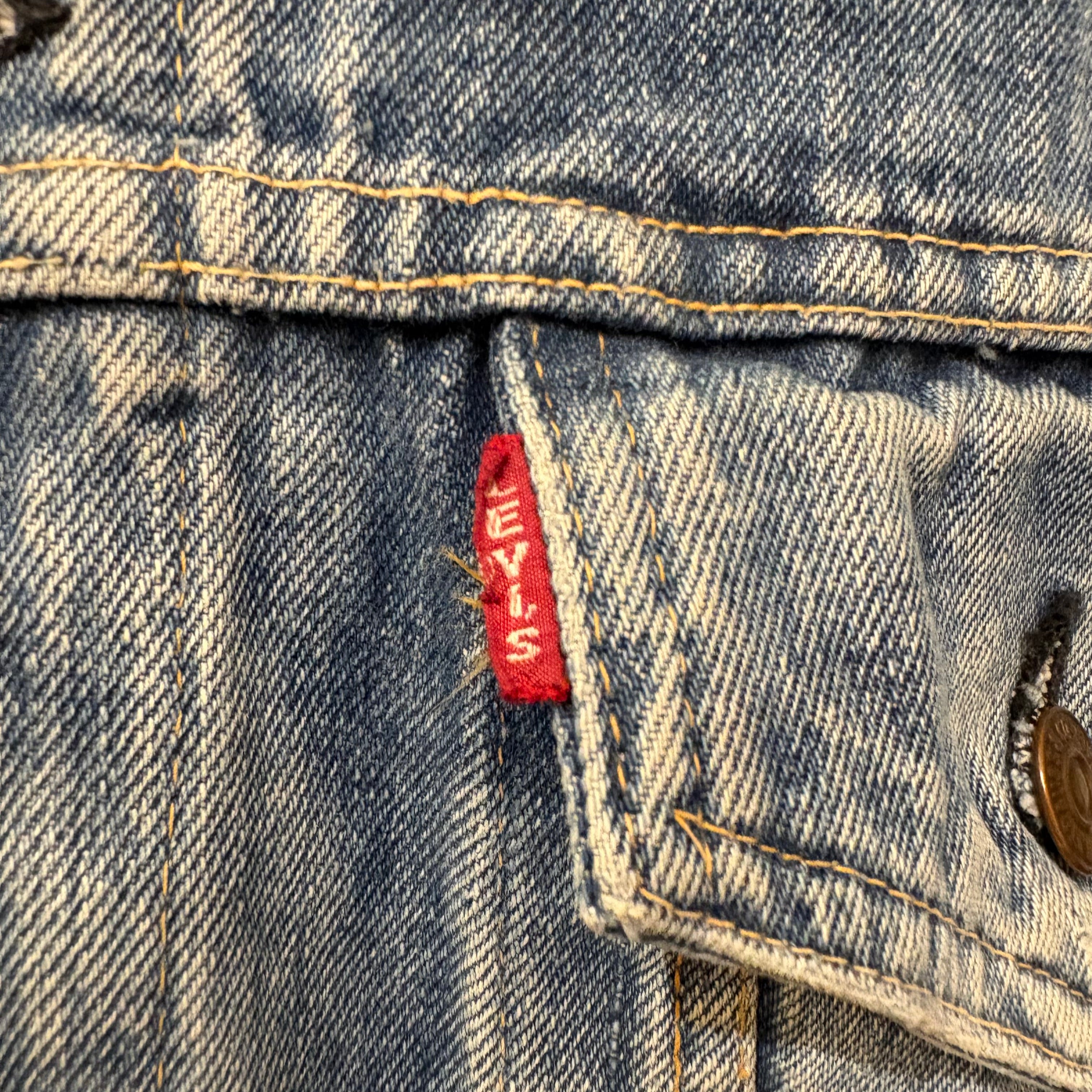 60's Levi's 70505-0217 early model "breach"