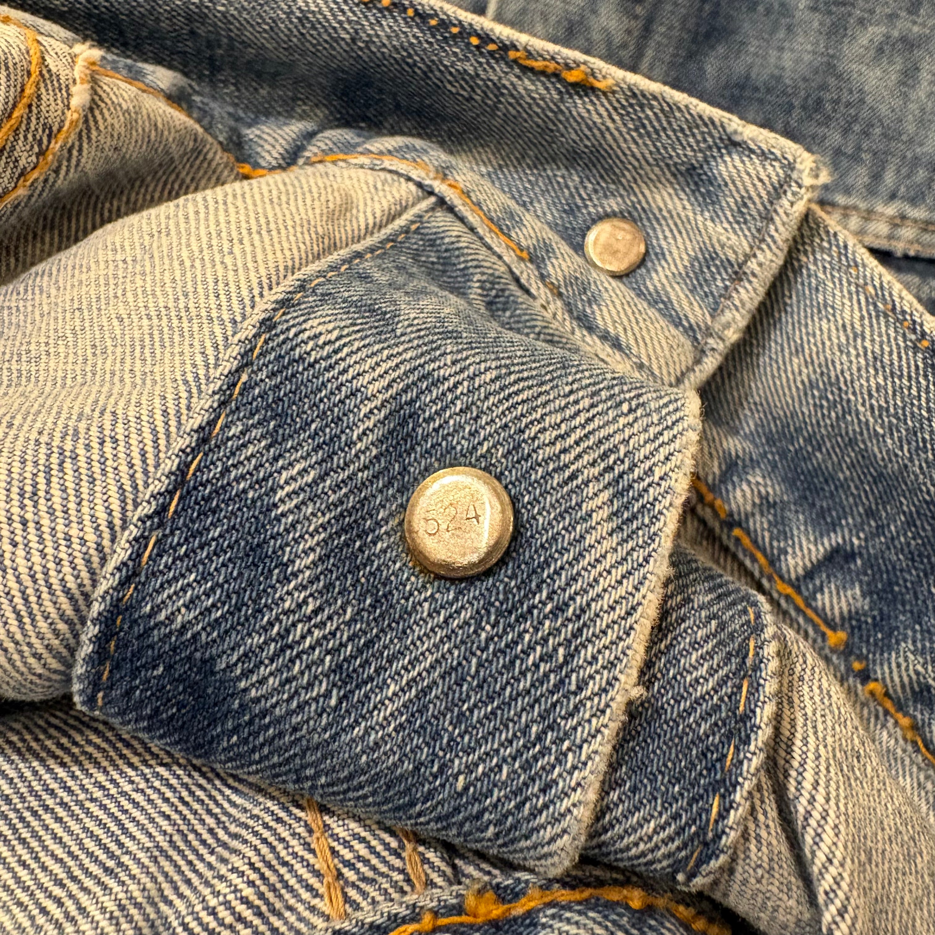 60's Levi's 70505-0217 early model "breach"