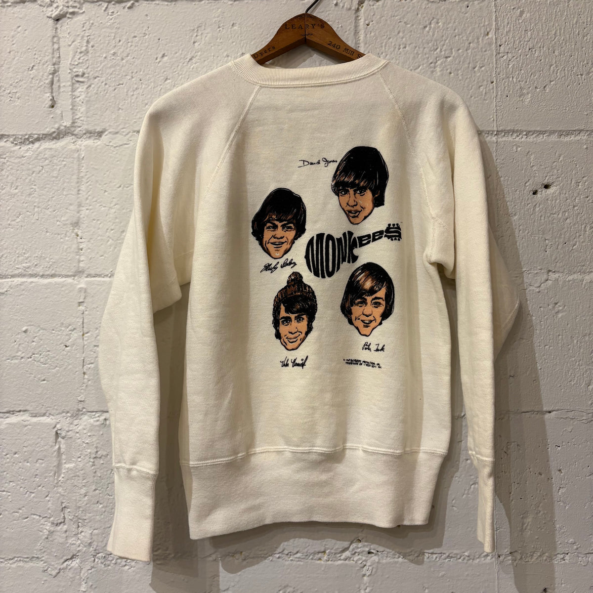1960's Monkees sweat shirt (mint condition)