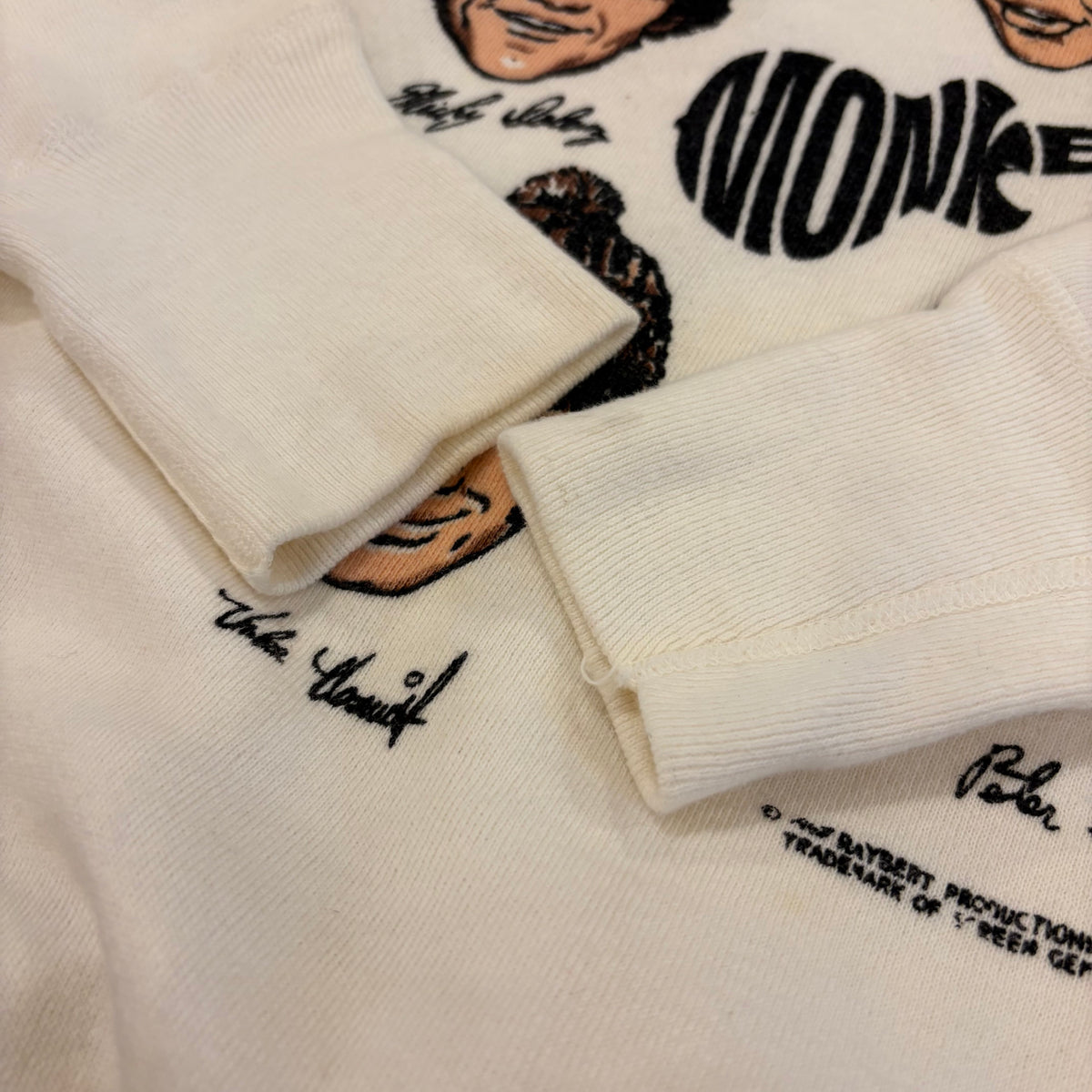 1960's Monkees sweat shirt (mint condition)