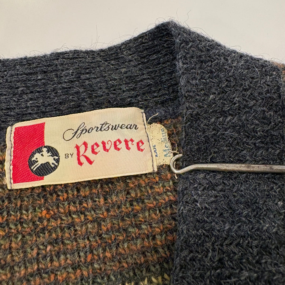 60's Revere mohair argyle cardigan