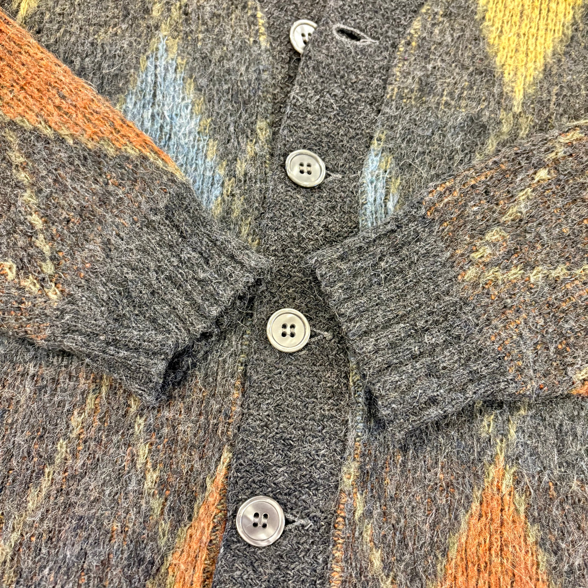 60's Revere mohair argyle cardigan