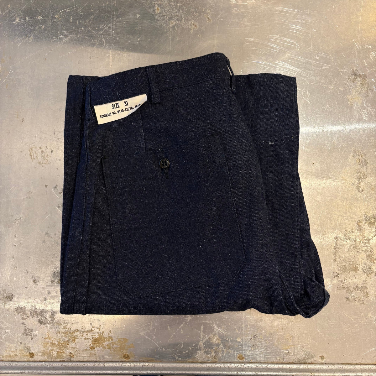 N.O.S. 50's U.S.N. denim trousers (W31 L32)