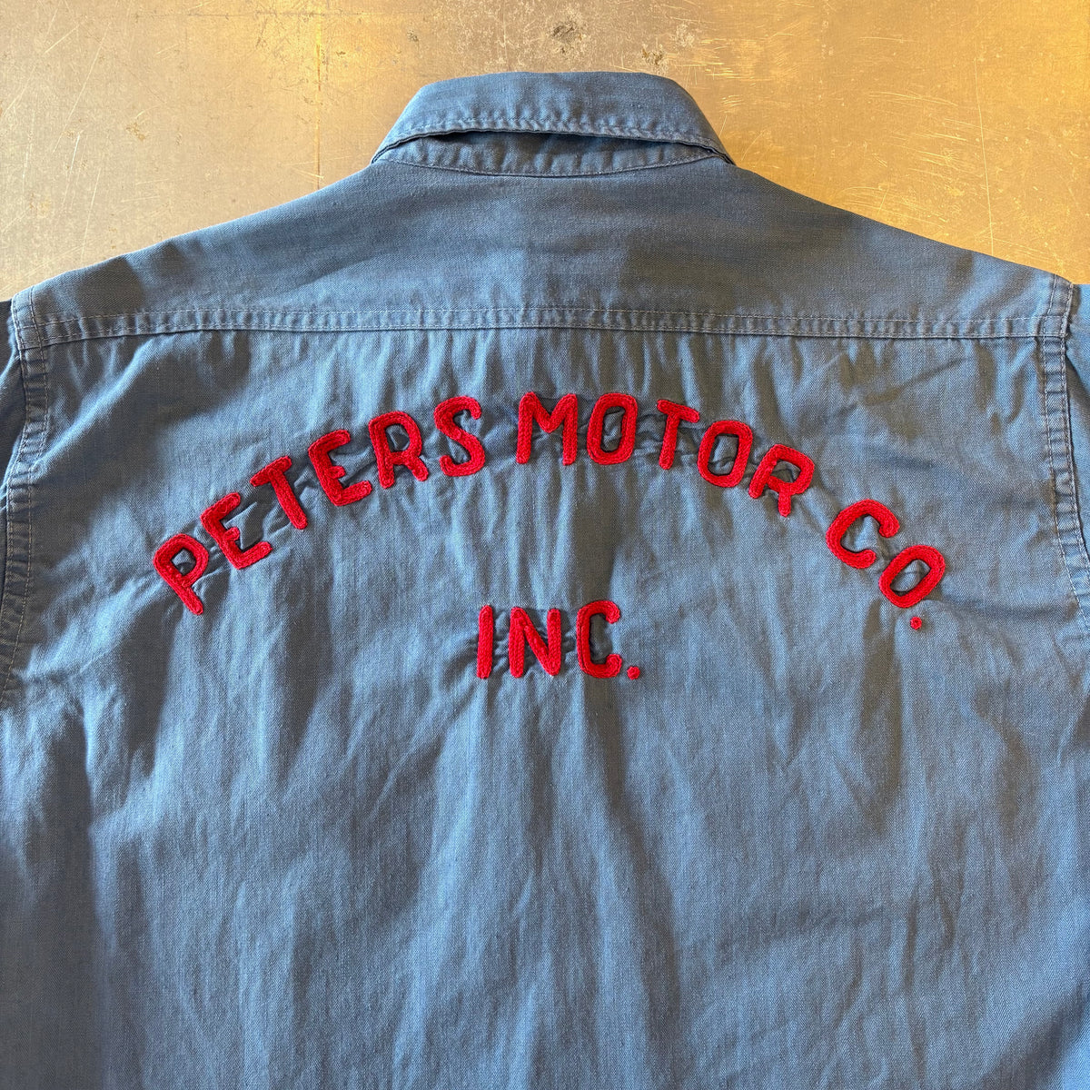 50's Unitog HBT work shirt w/ embroidery & patch