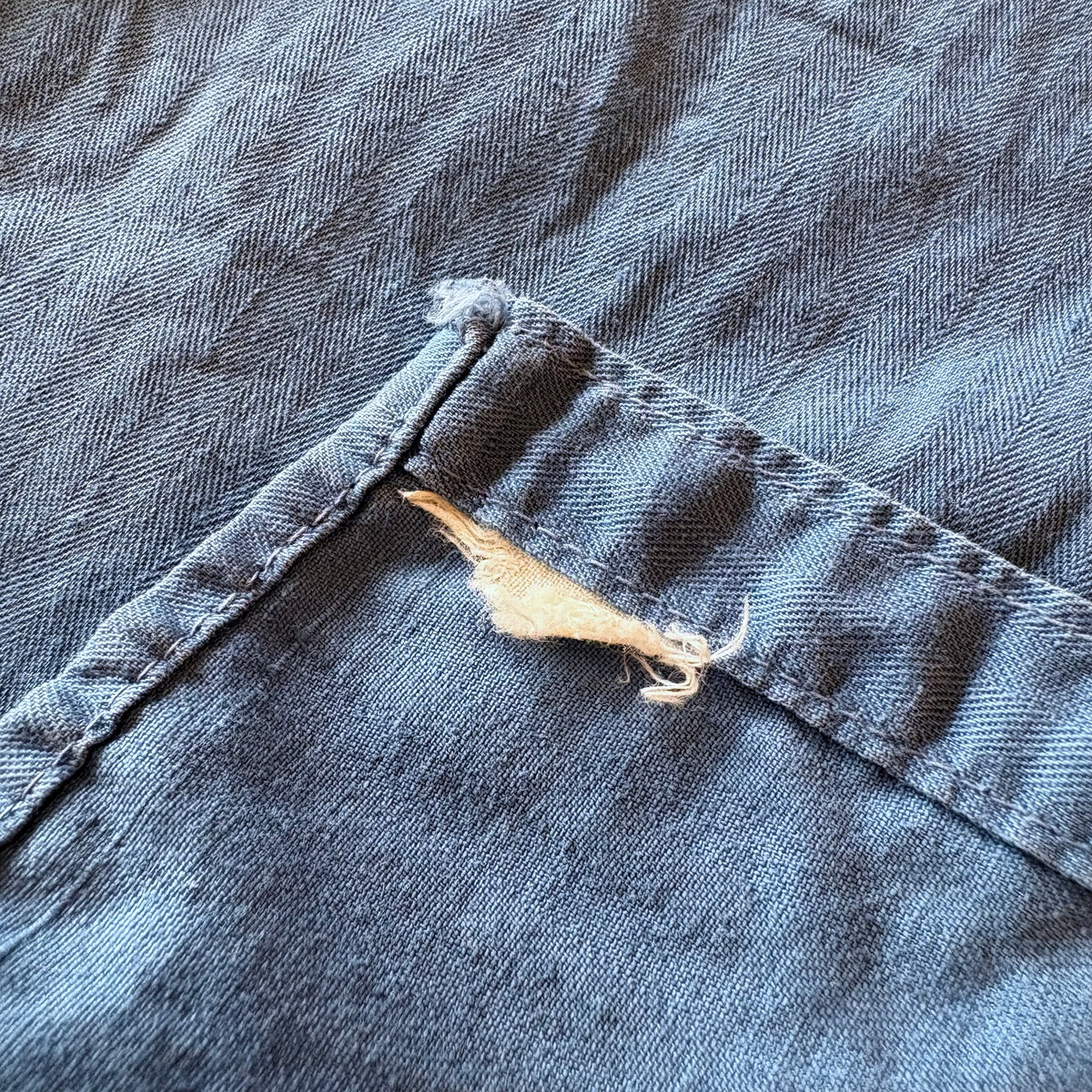 50's Unitog HBT work shirt w/ embroidery & patch