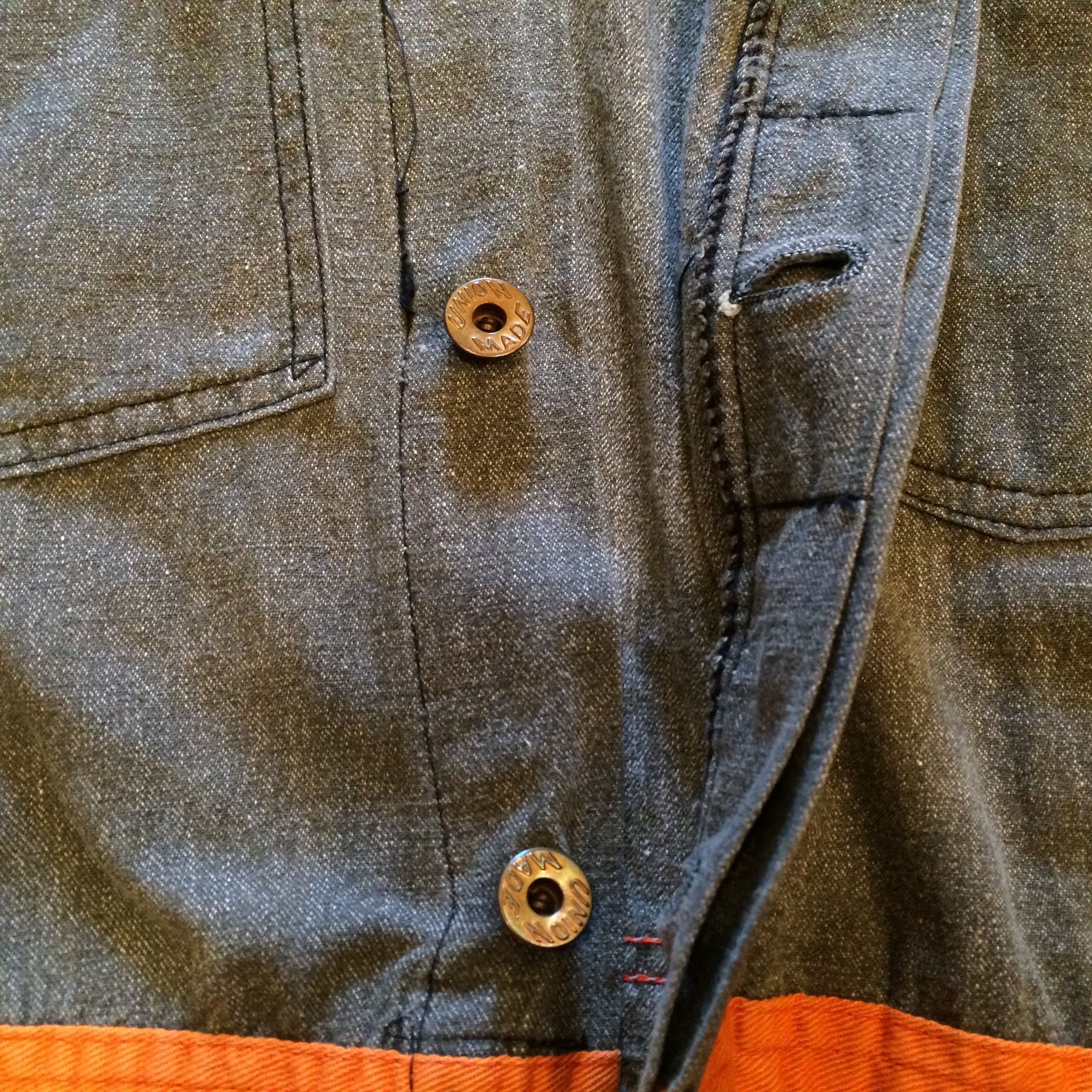 50's TIMKEN black chambray overall