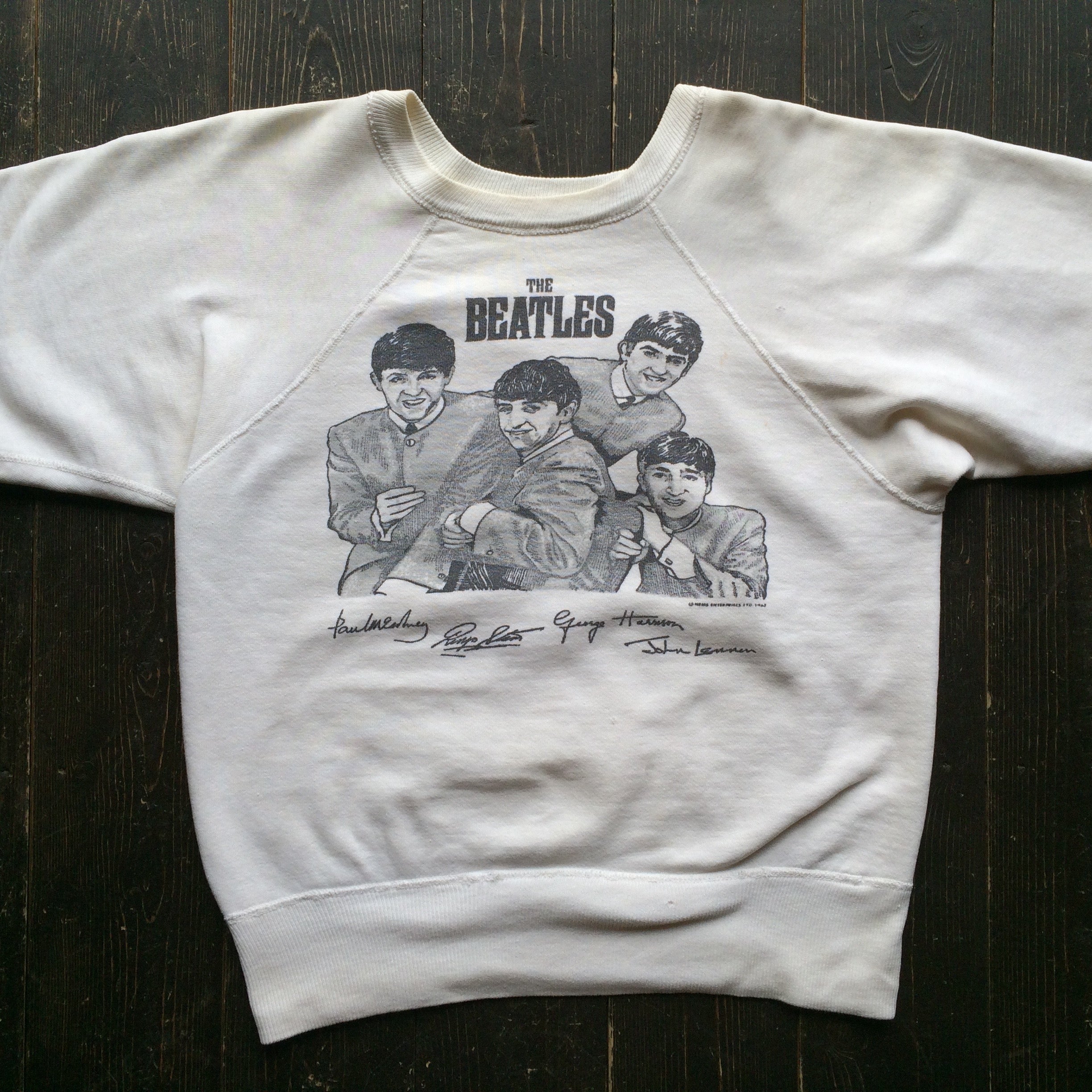 60's THE BEATLES sweat shirt