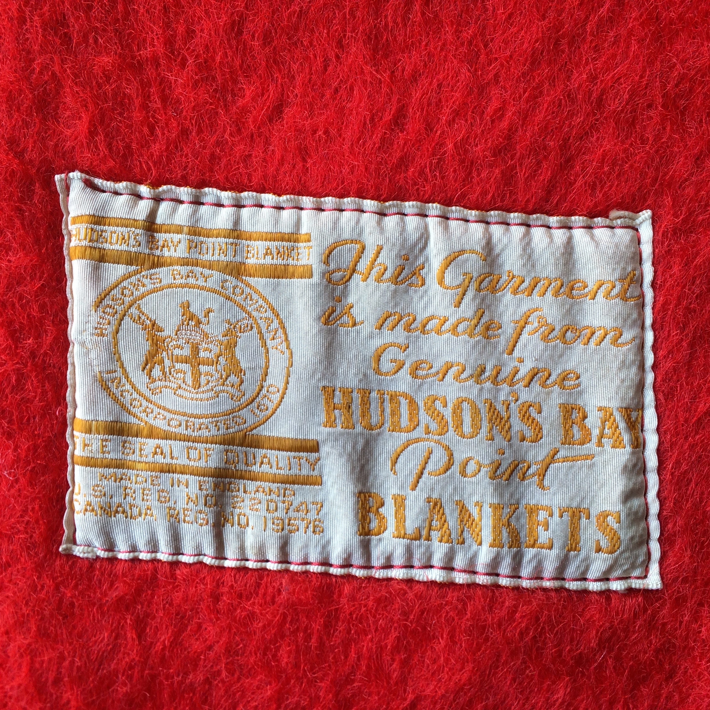 40's HUDSON'S BAY blanket coat
