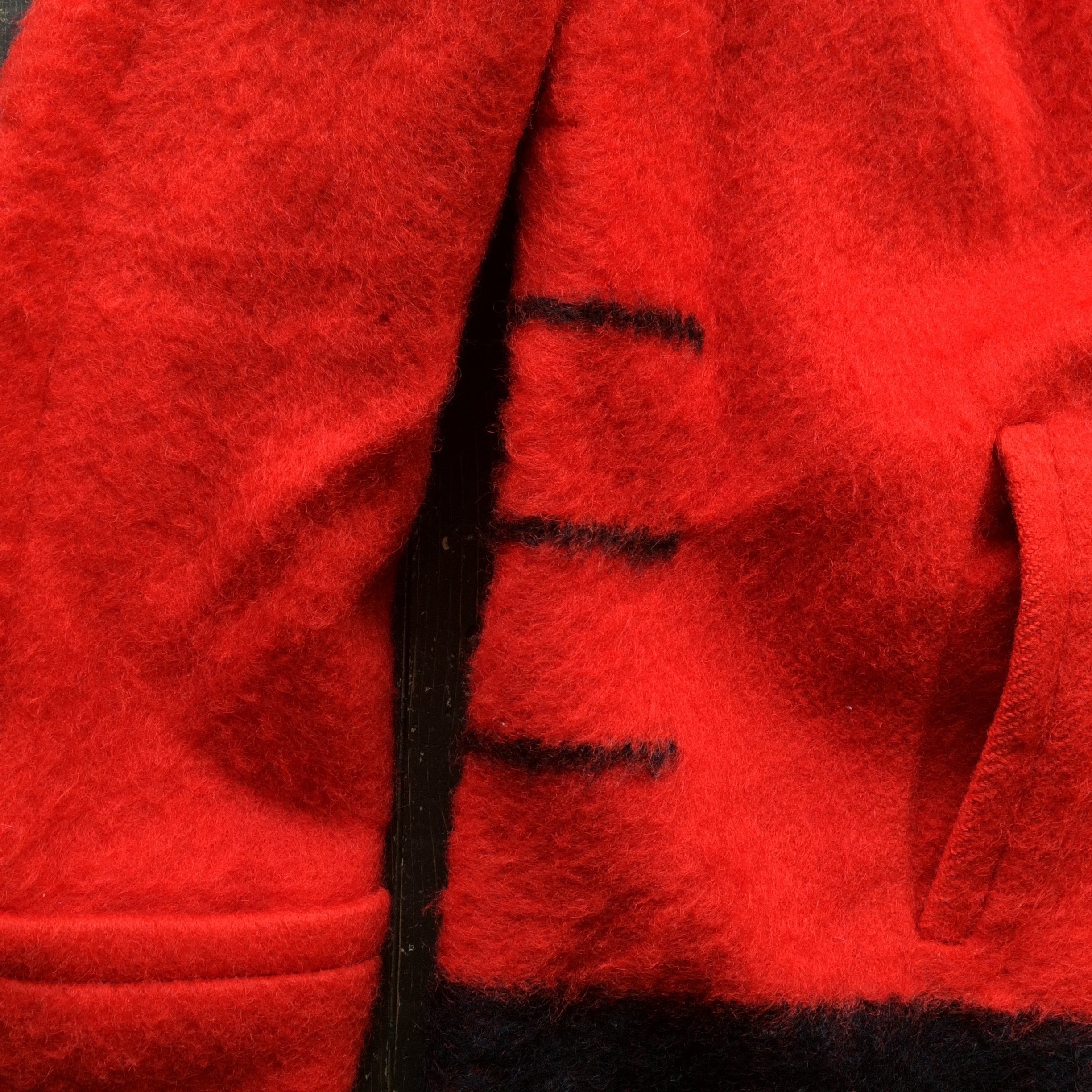 40's HUDSON'S BAY blanket coat