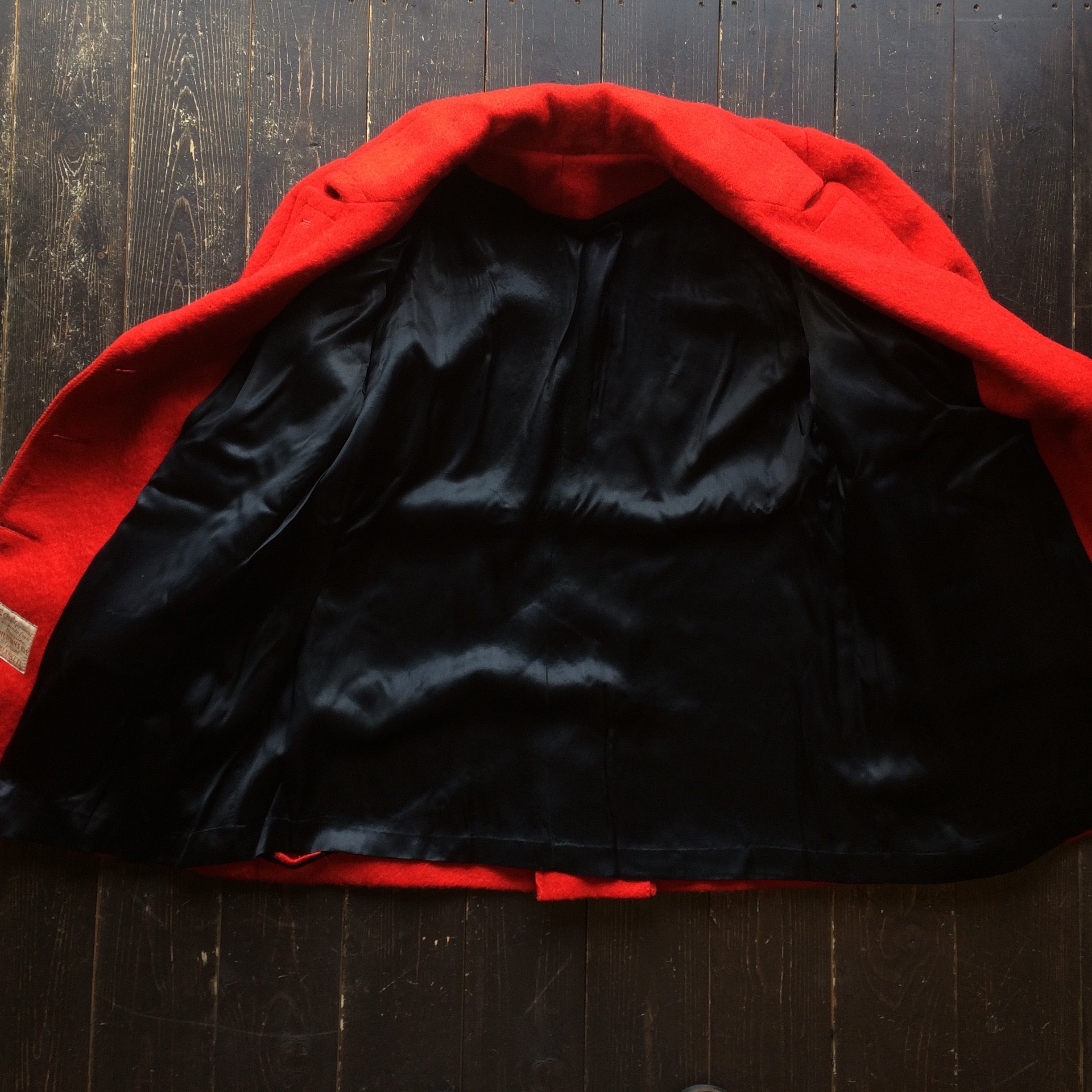 40's HUDSON'S BAY blanket coat