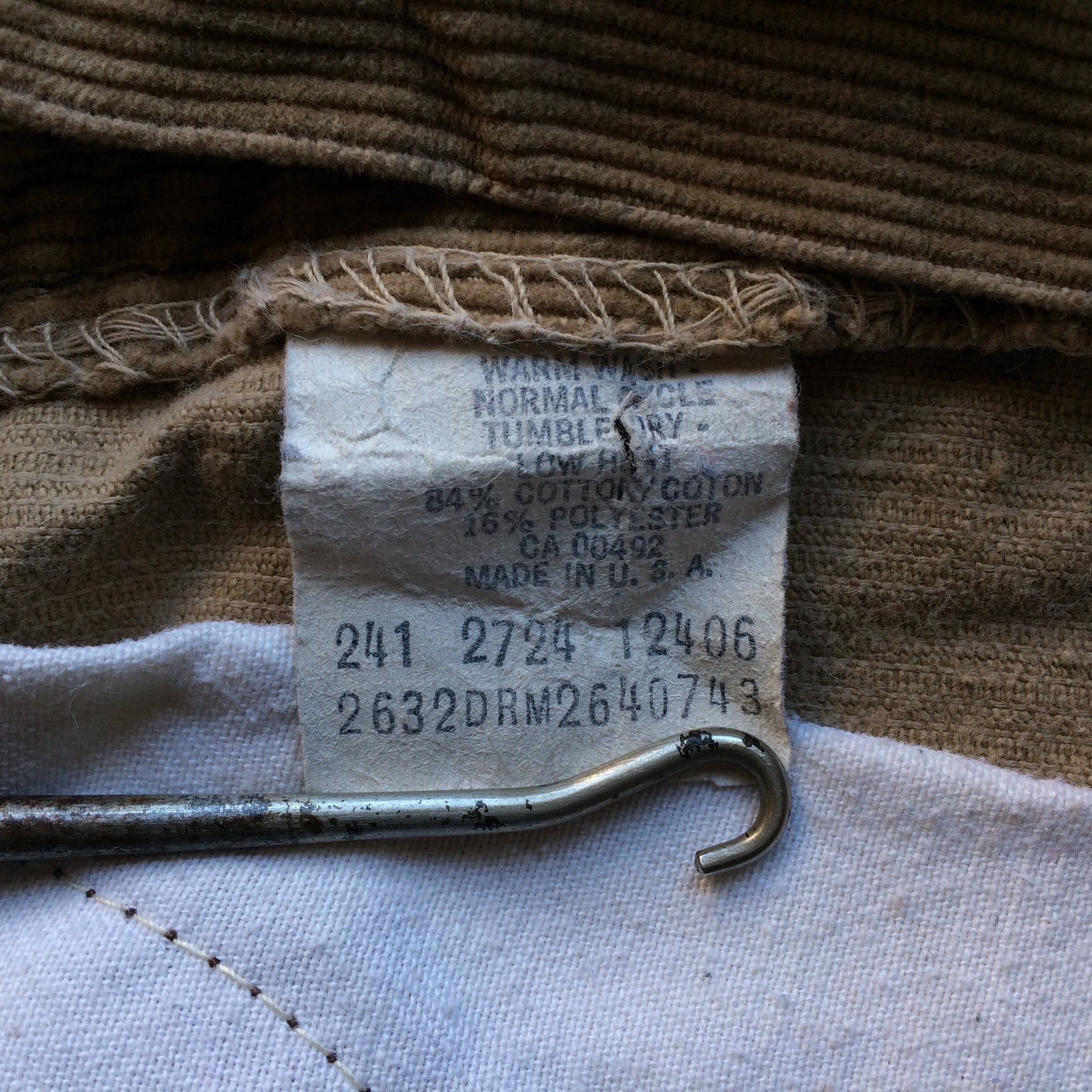 70's Lee corduroy pants (kids)