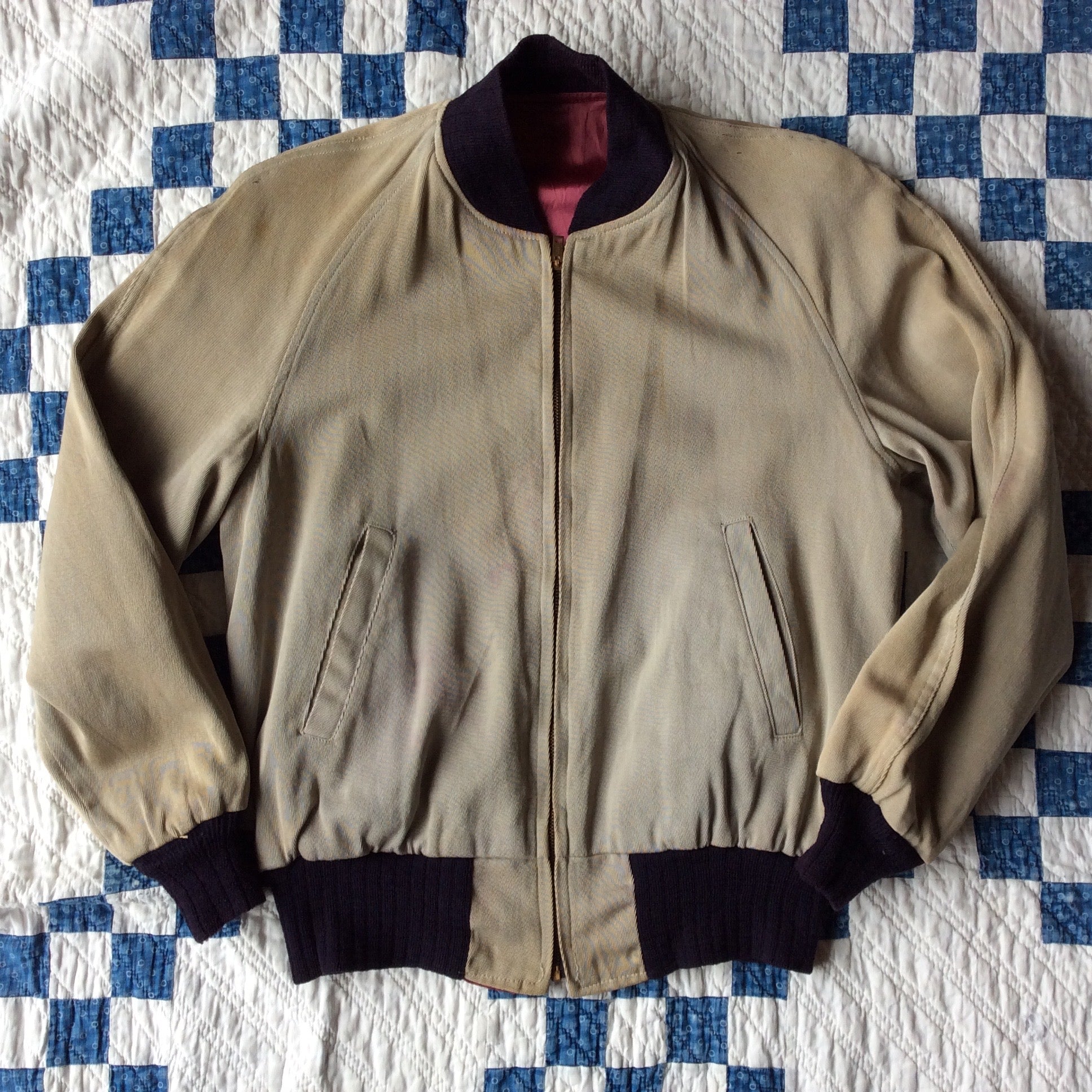 50's USS reversible souvenir jacket