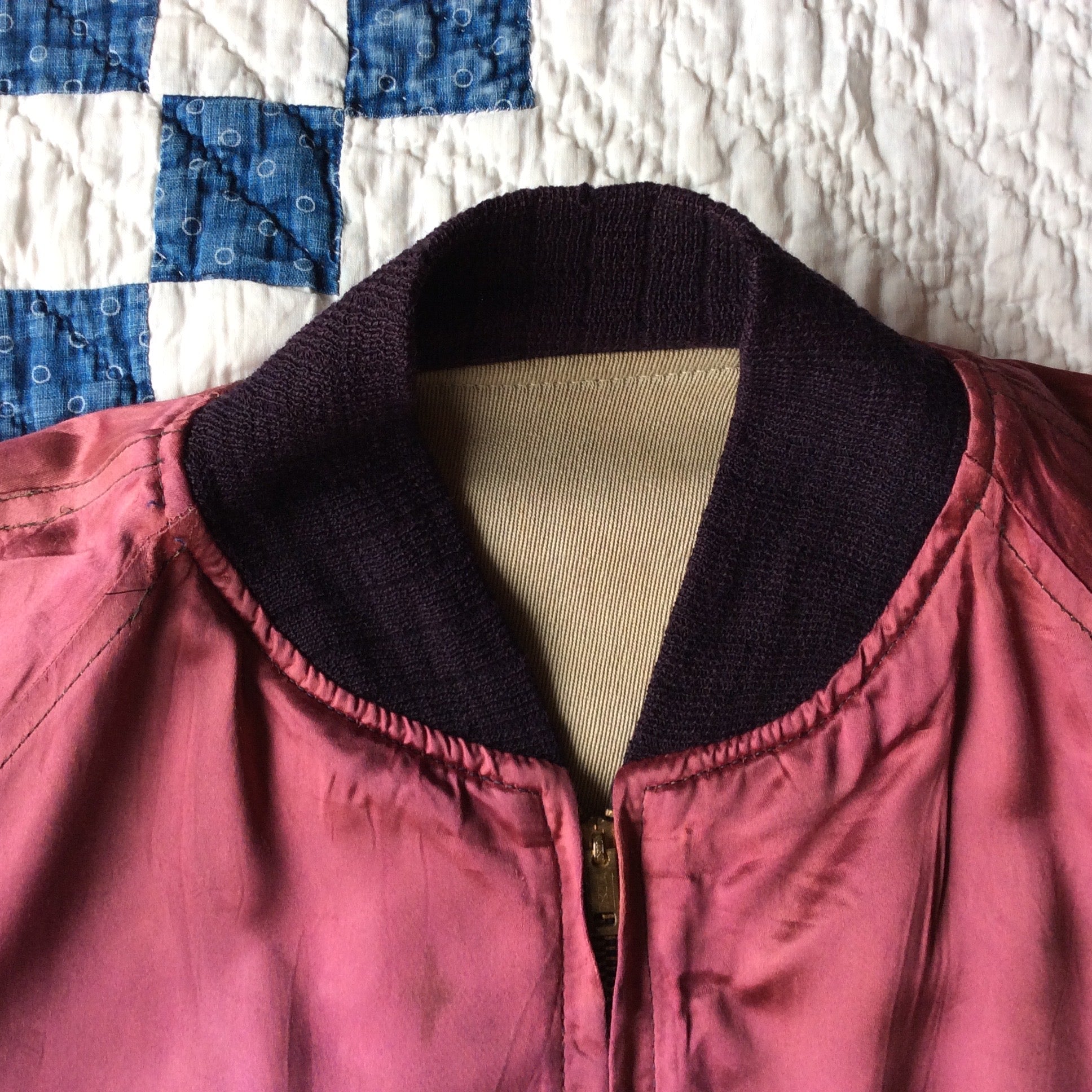 50's USS reversible souvenir jacket