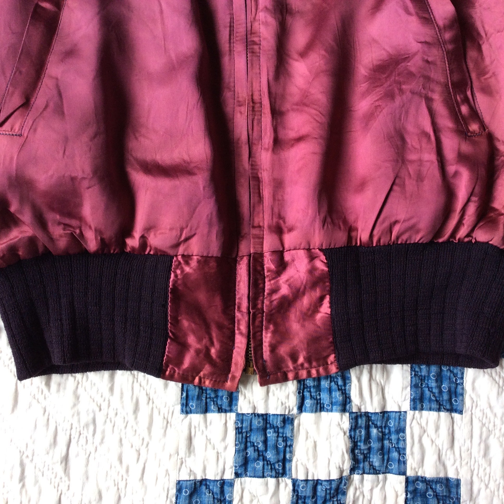 50's USS reversible souvenir jacket