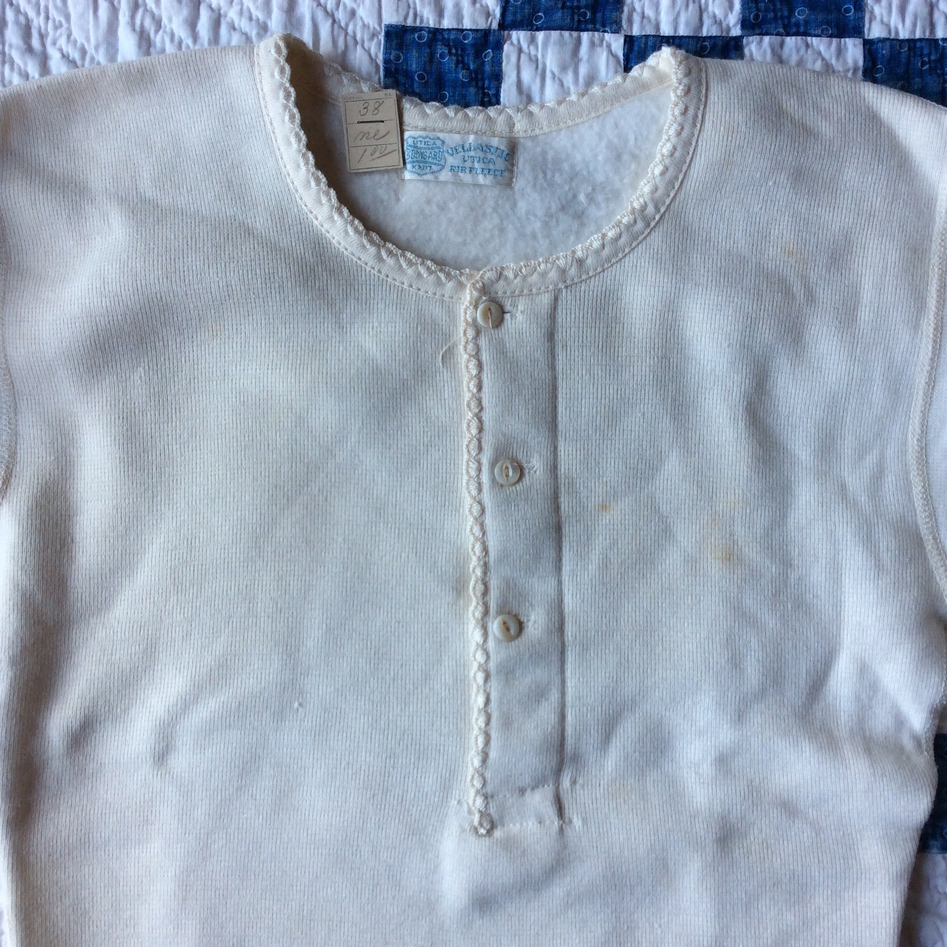 N.O.S. 20's Utica Knitting Co. "BODYGARD" underwear