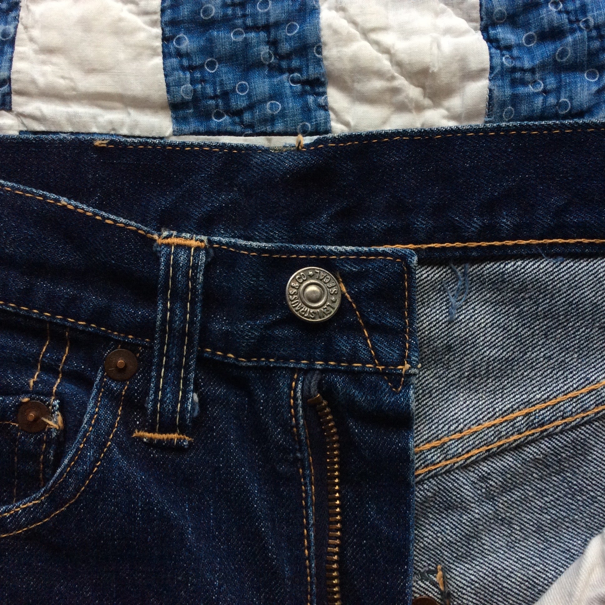 50's Levi's 504ZXX cut off