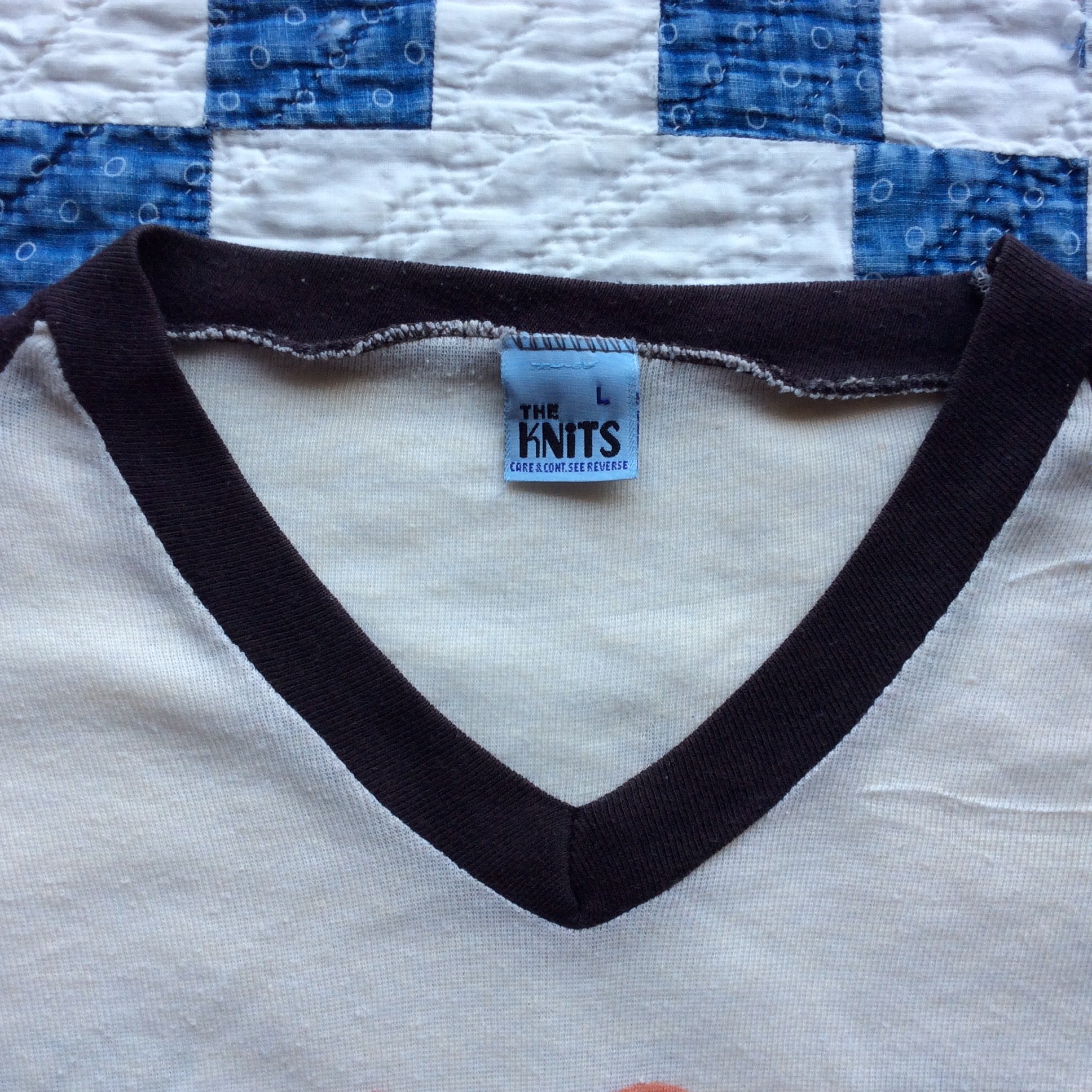 80's THE KNiTS T-shirt "Harley Davidson"