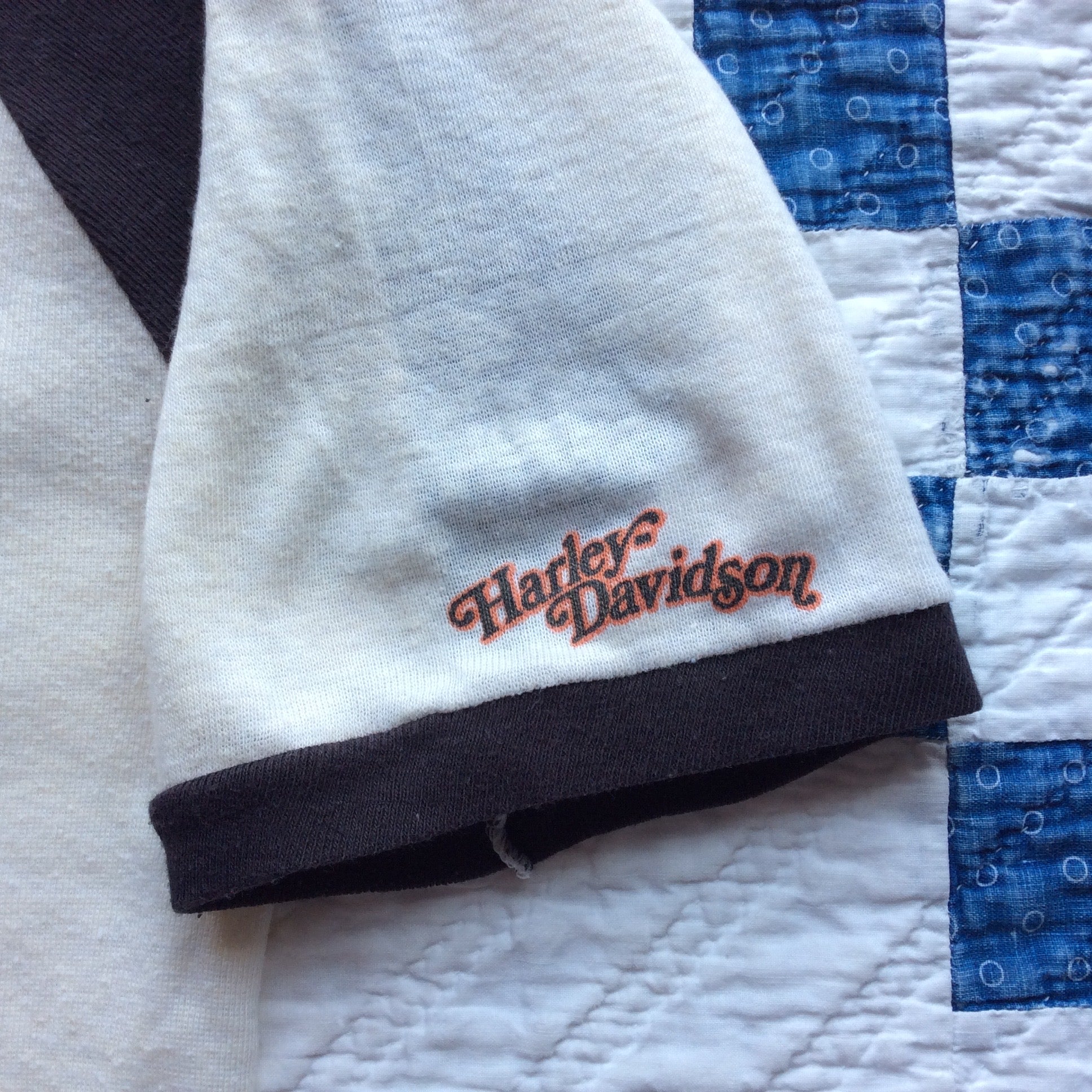80's THE KNiTS T-shirt "Harley Davidson"