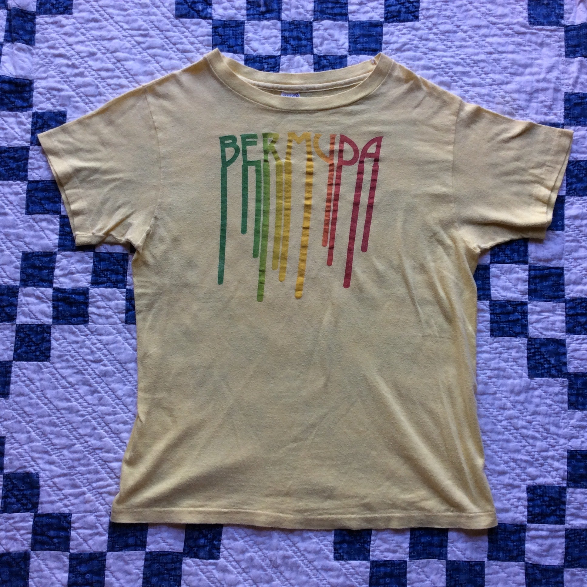 70's Hanes T-shirt "BERMUDA"