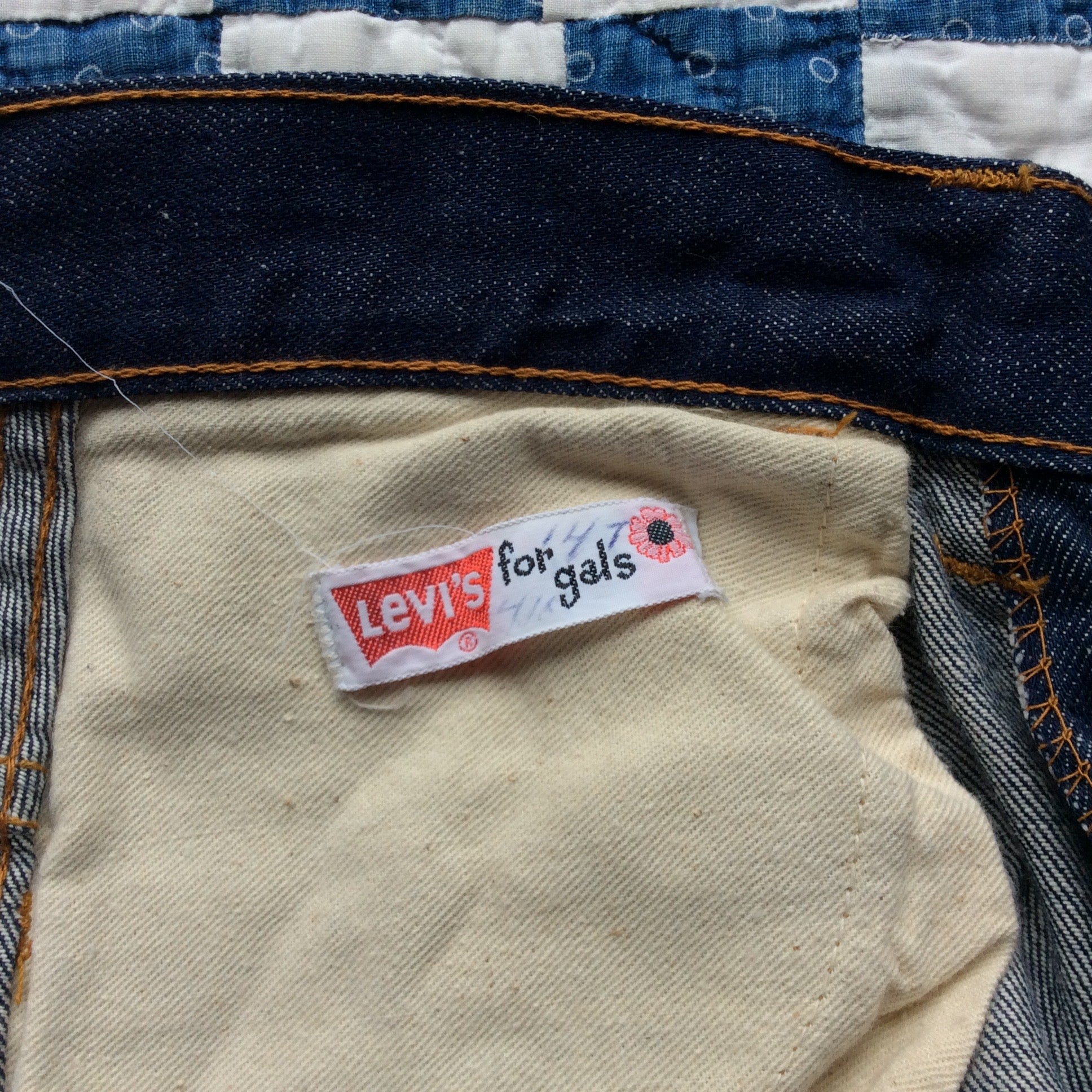60's "Levi's for gals" big-E denim pants