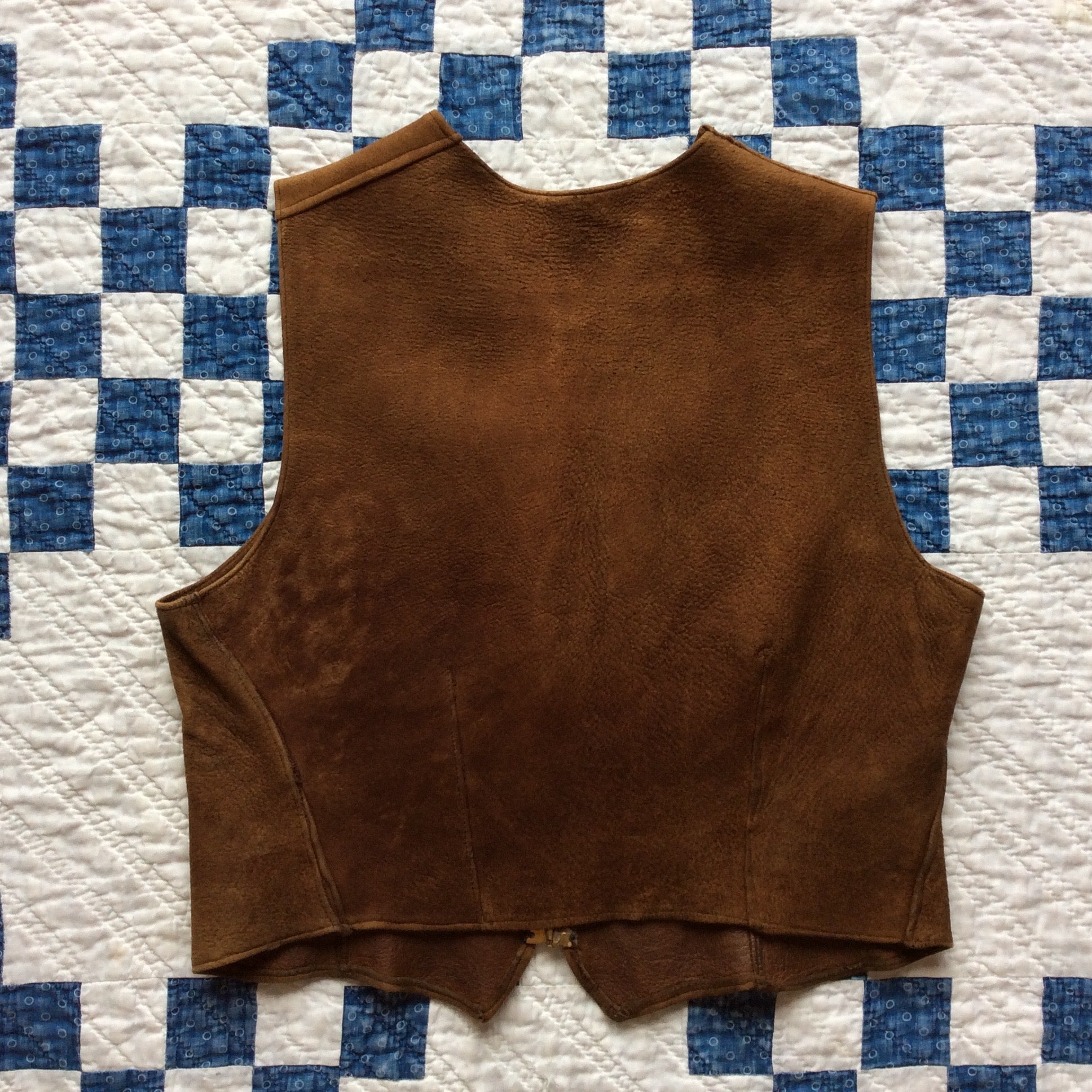 30's deerskin vest