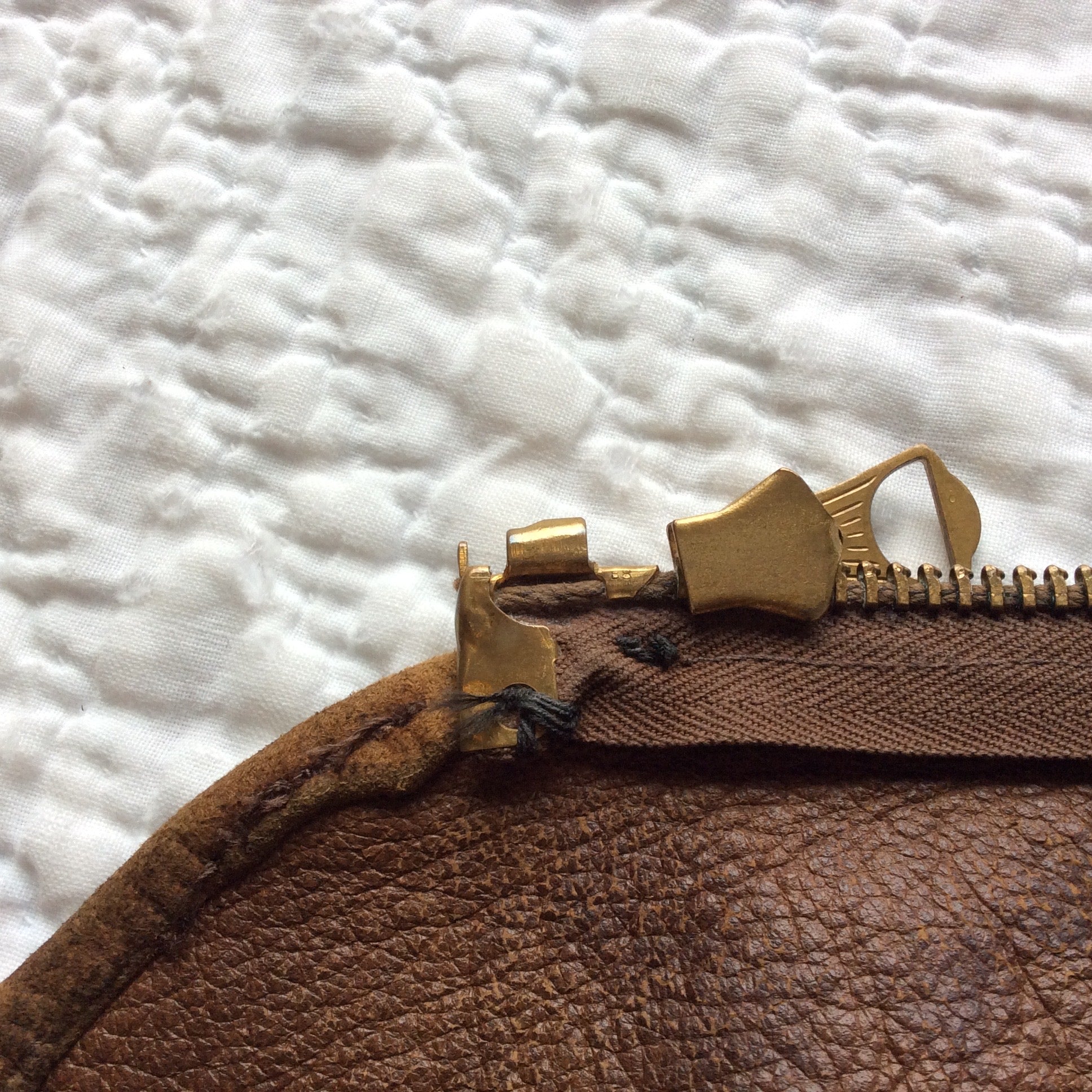 30's deerskin vest