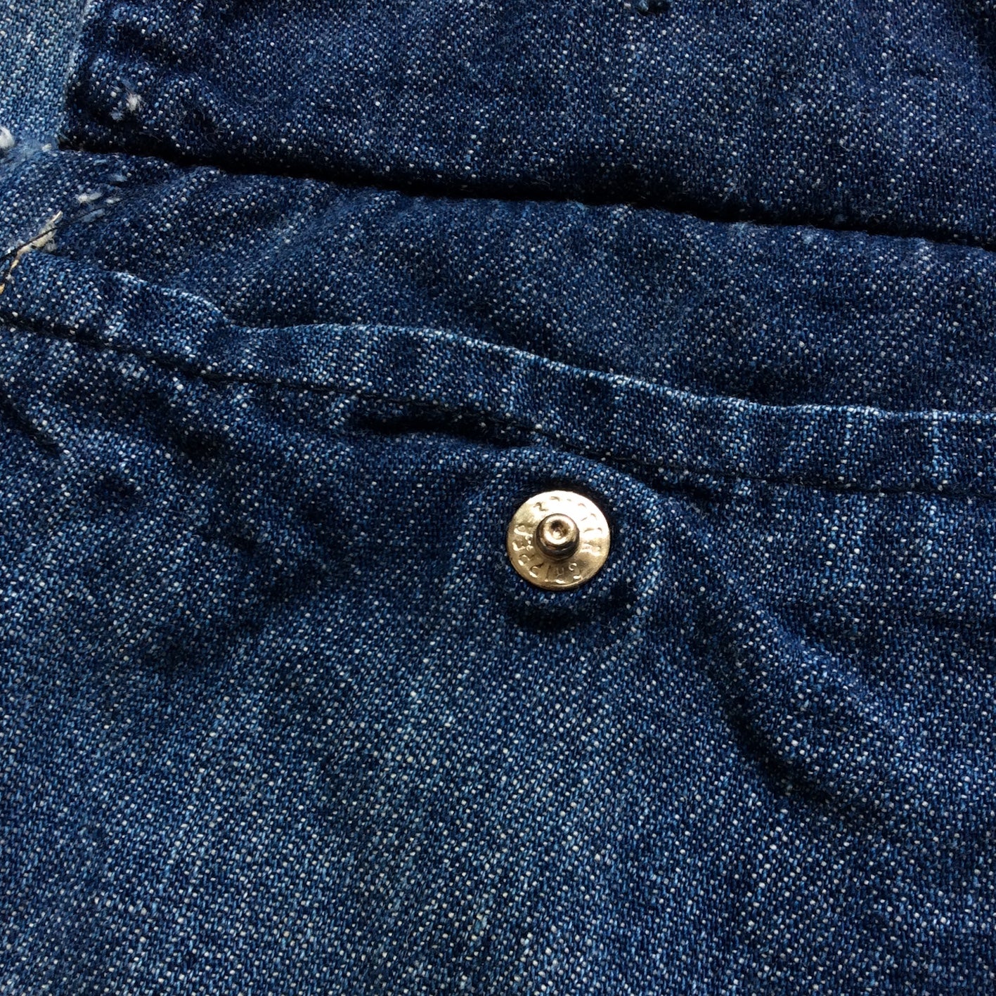 ~60's "Bar C" denim western shirt