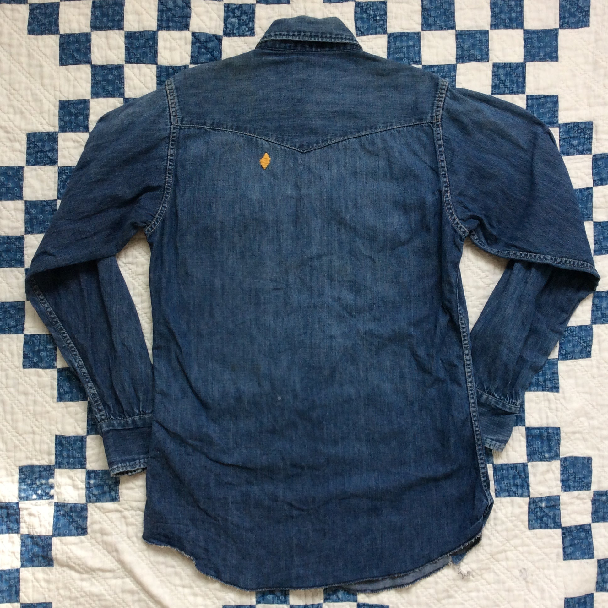 ~60's "Bar C" denim western shirt