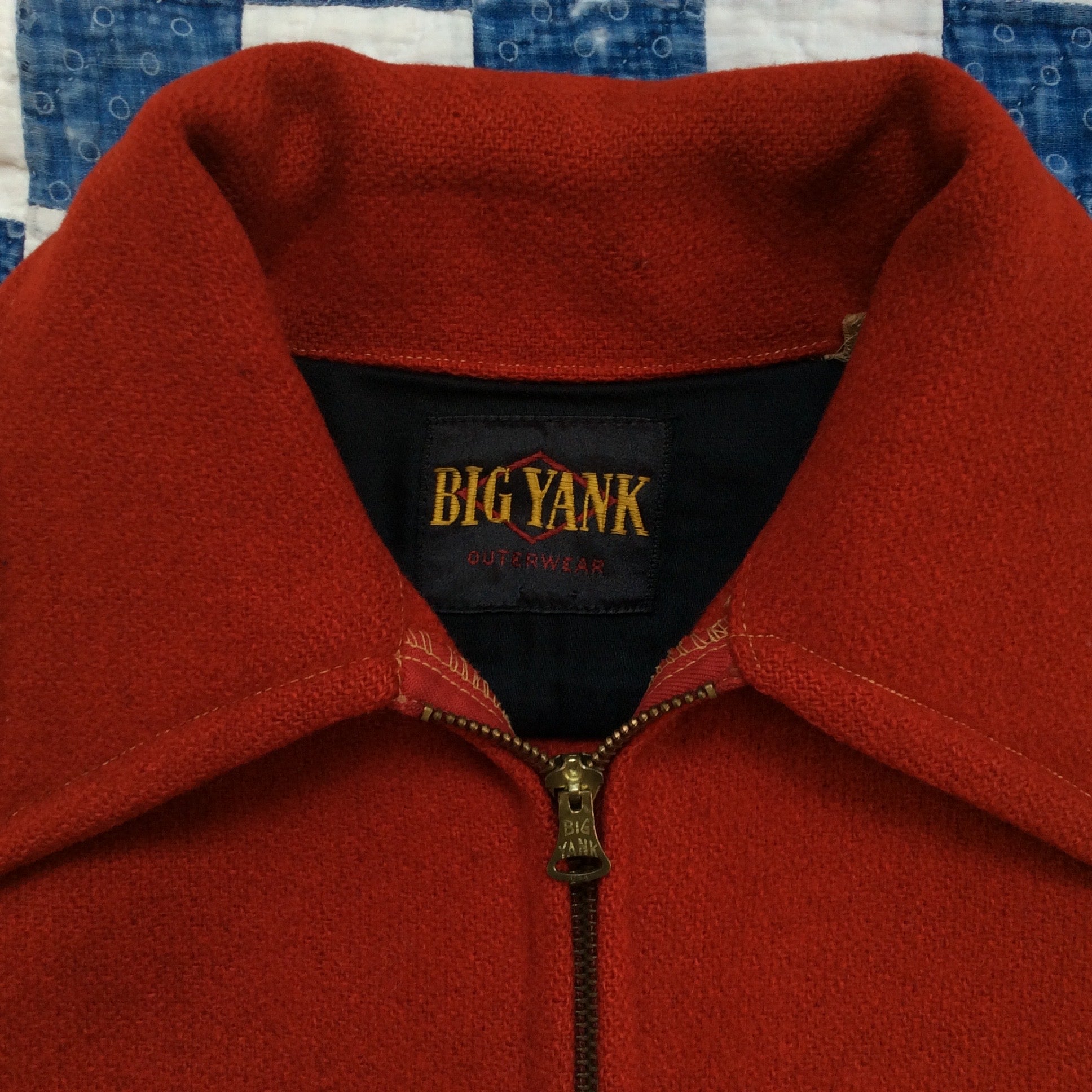 ~50's BIG YANK wool jacket with YANK zipper