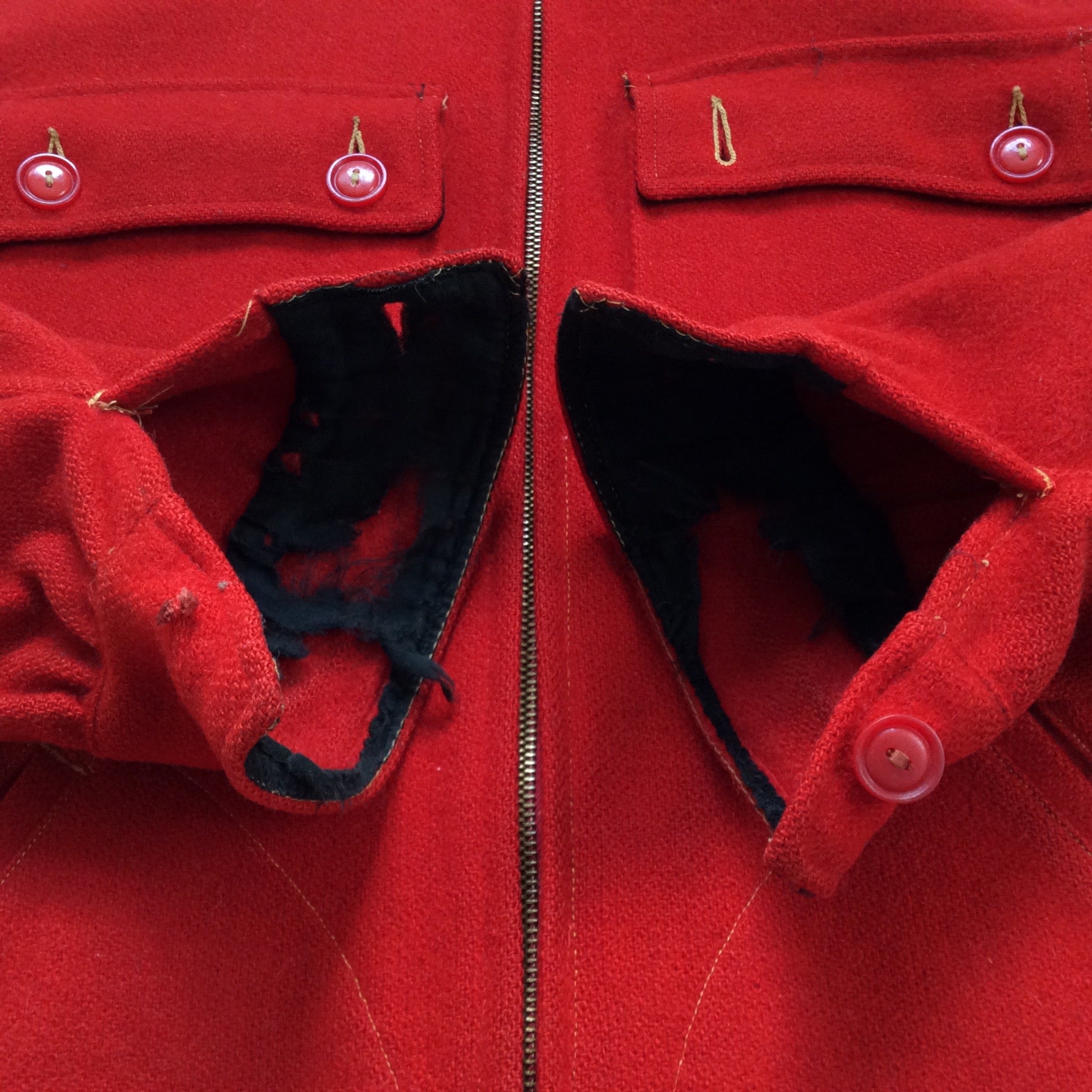 ~50's BIG YANK wool jacket with YANK zipper