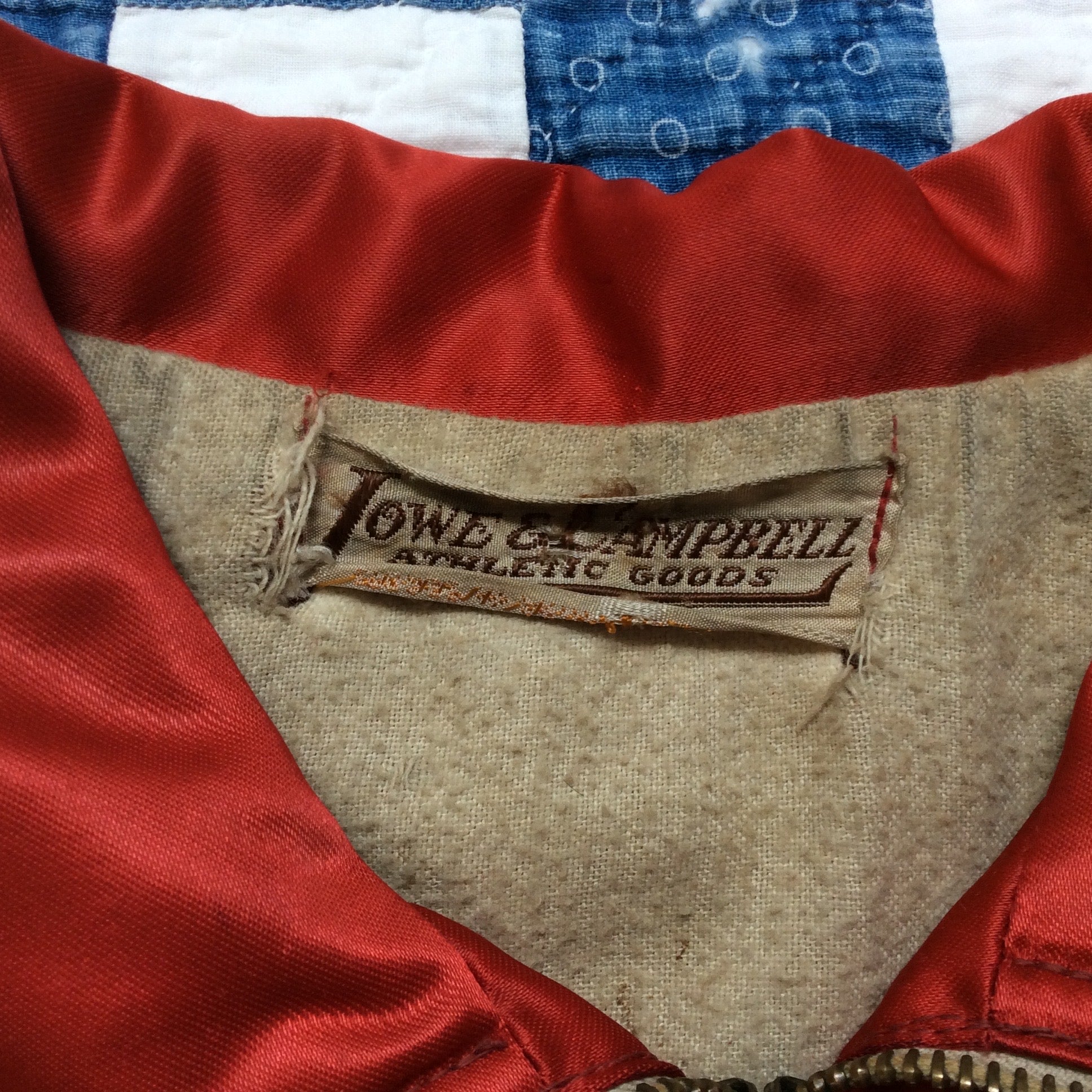 ~50's Lowe & Campbell satin pullover