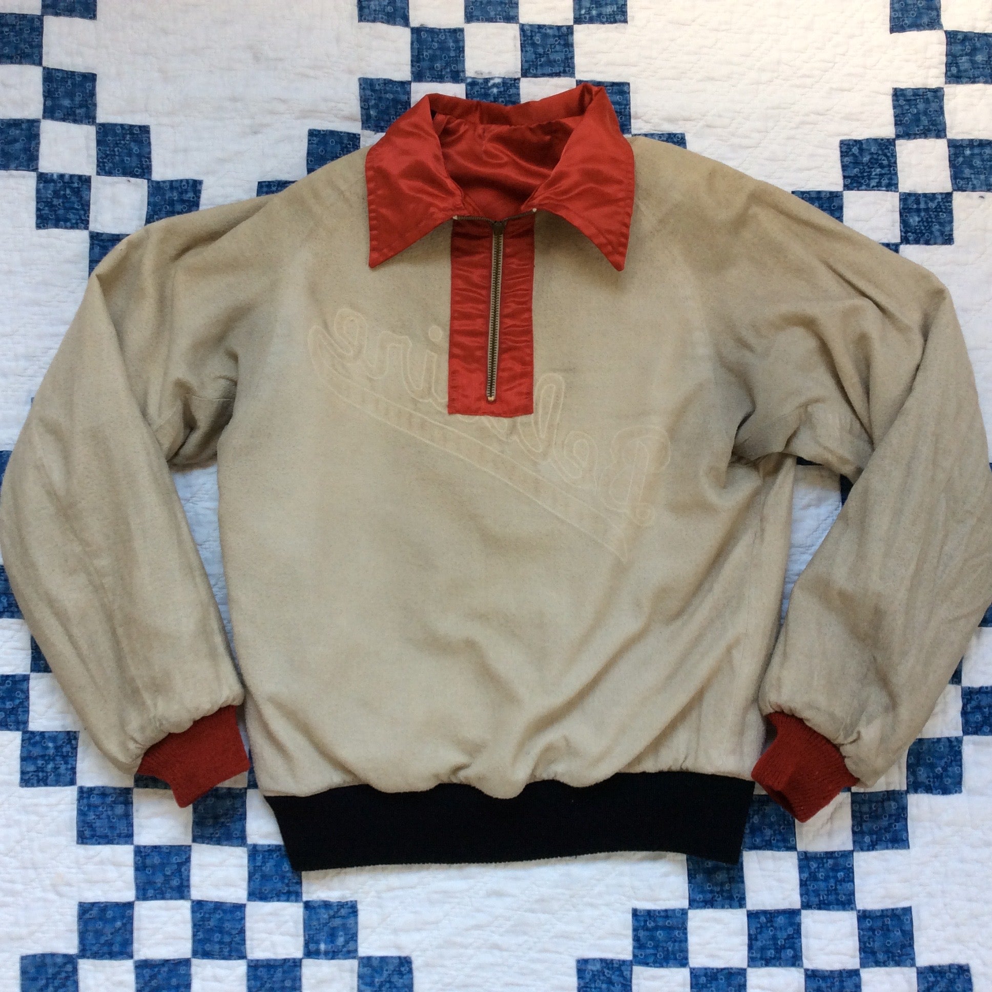 ~50's Lowe & Campbell satin pullover
