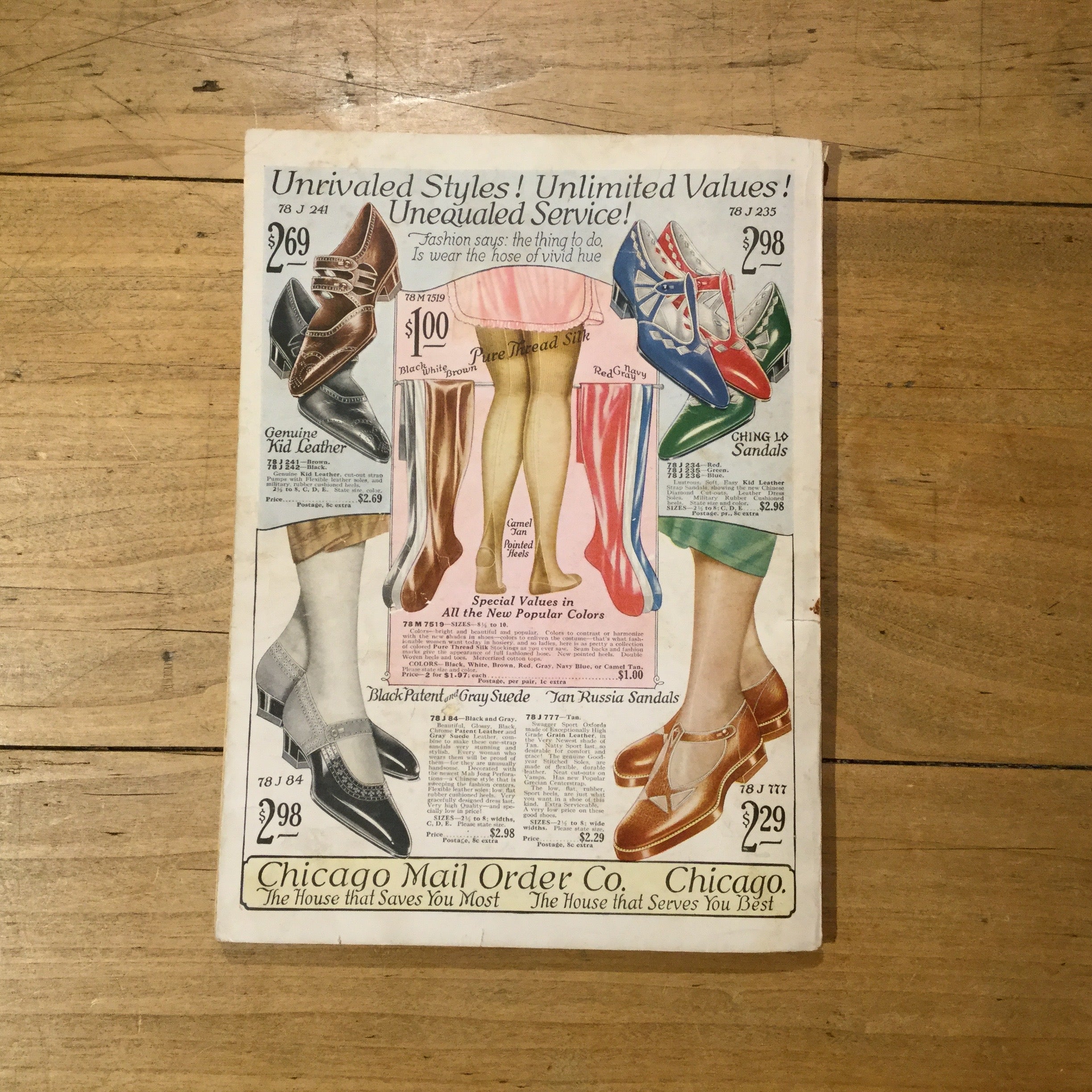 1924's Chicago Mail Order Co. spring/summer catalogue
