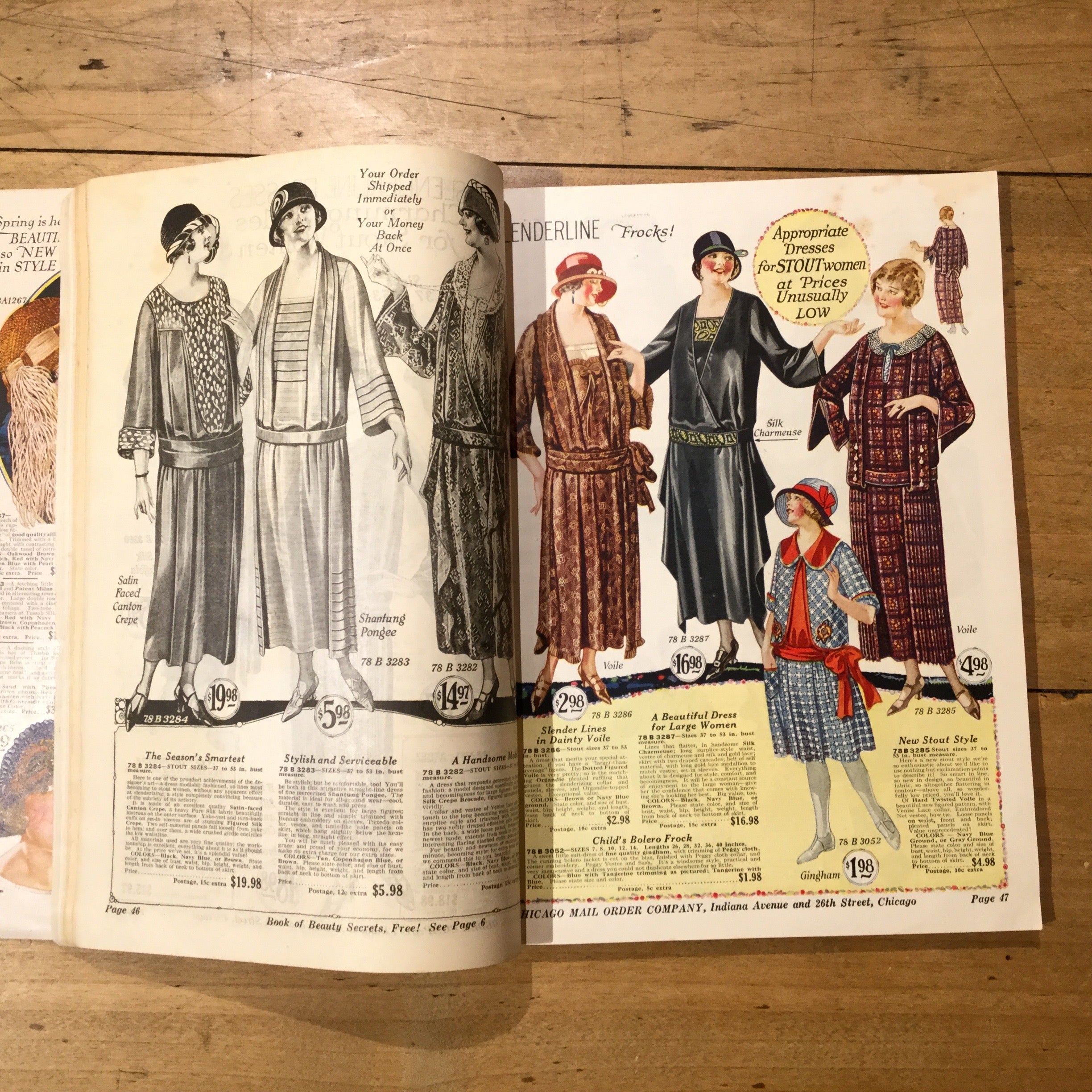 1924's Chicago Mail Order Co. spring/summer catalogue