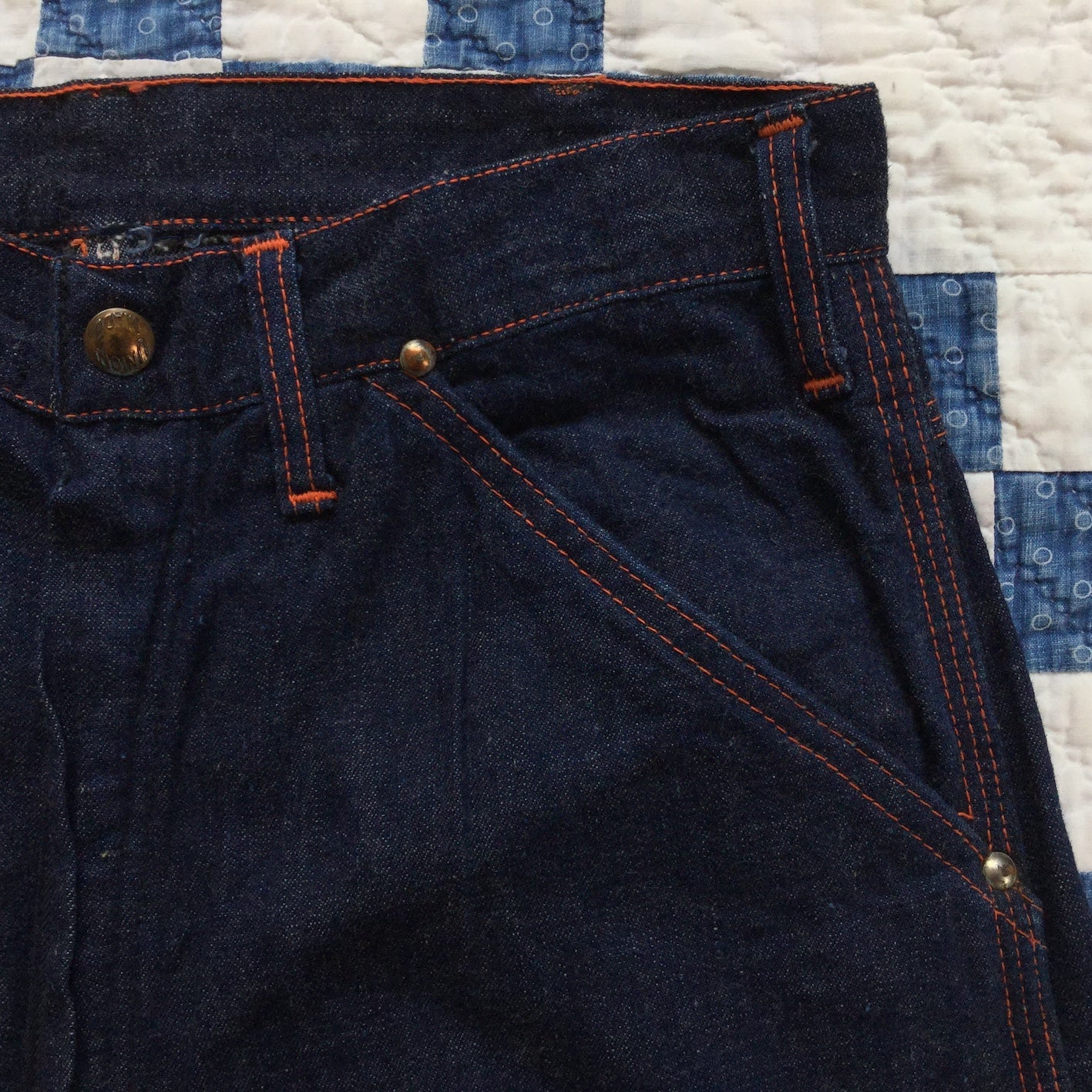 50's~ "Union Made" denim painter pants