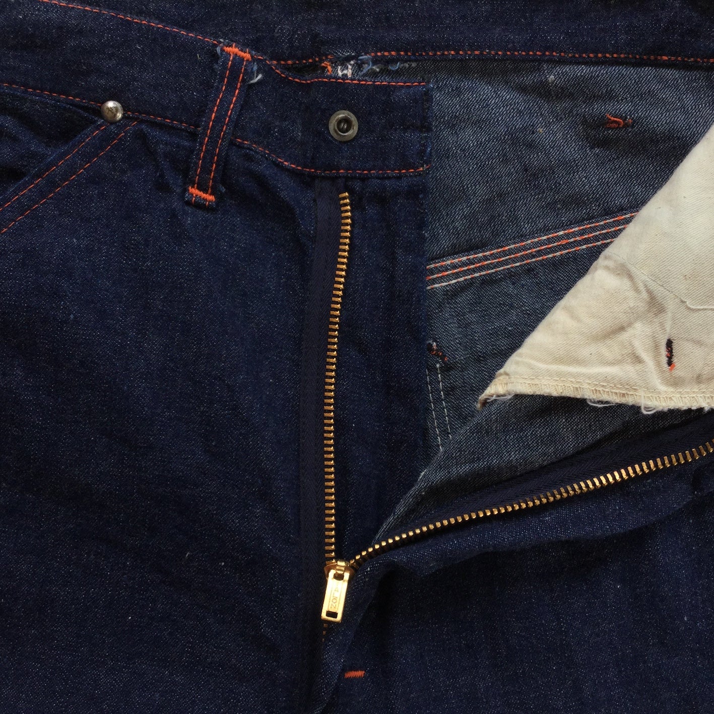 50's~ "Union Made" denim painter pants