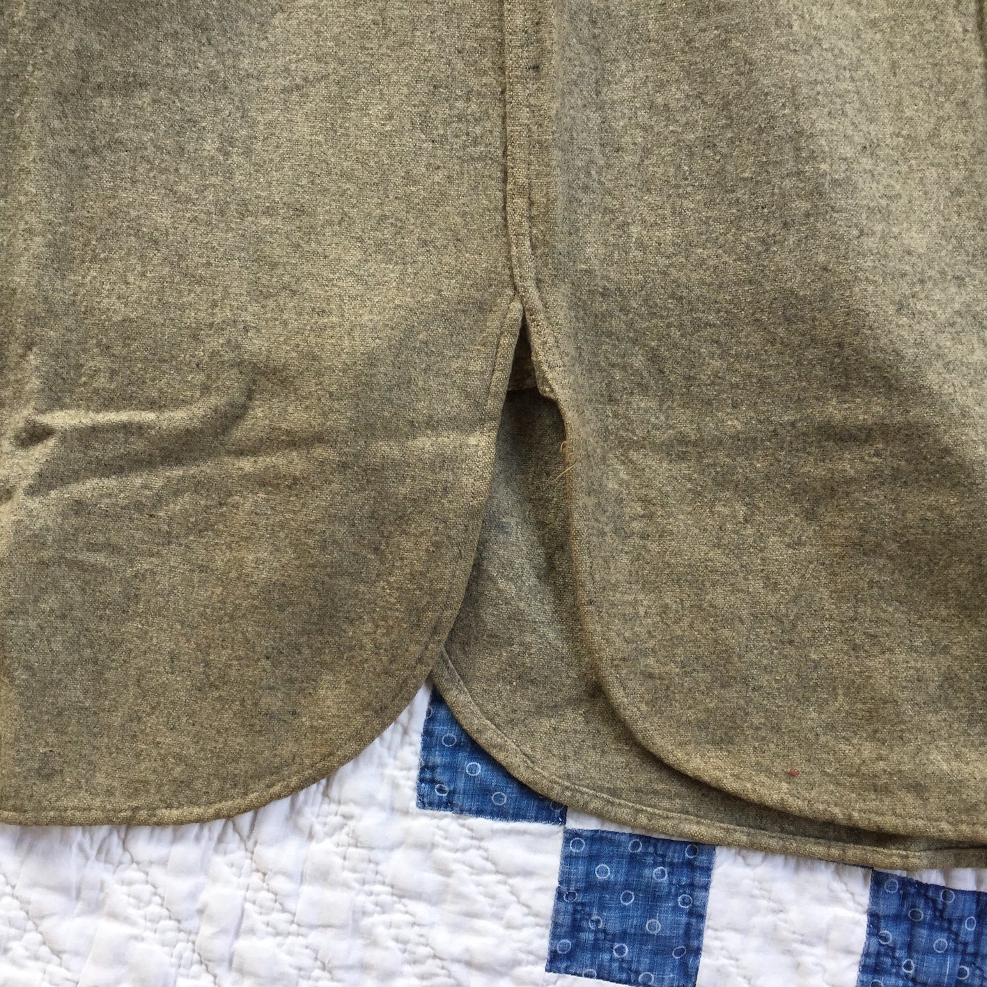 ~20's Congress wool B.D. work shirt