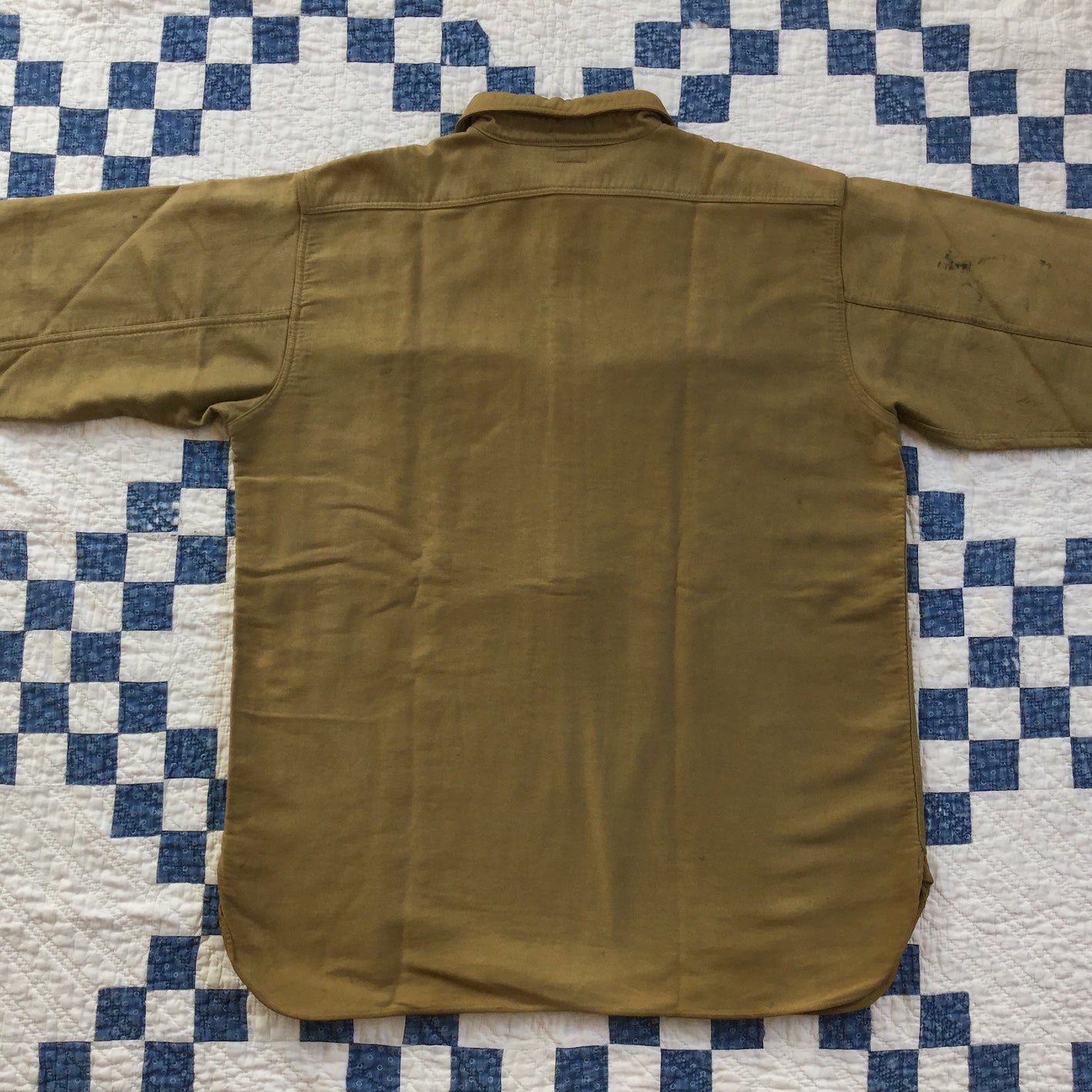 30's BLOCKS moleskin half zip pullover