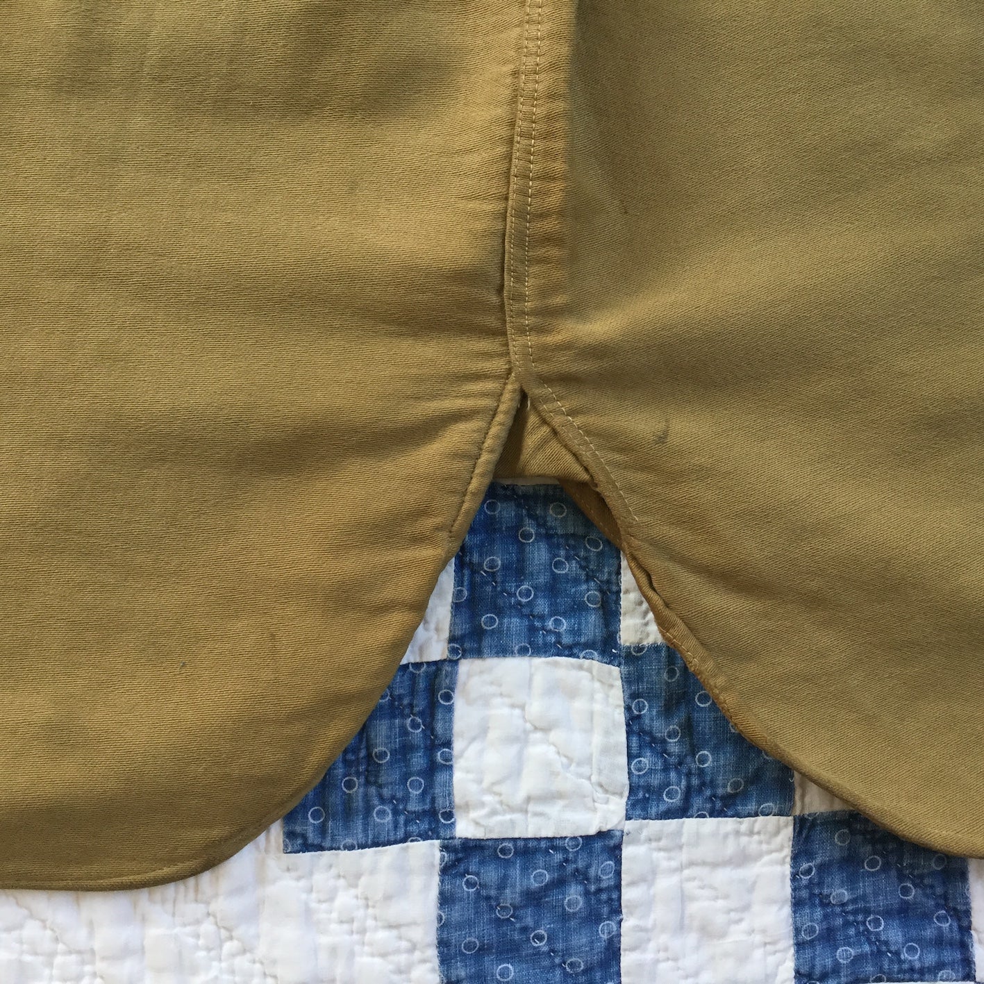 30's BLOCKS moleskin half zip pullover