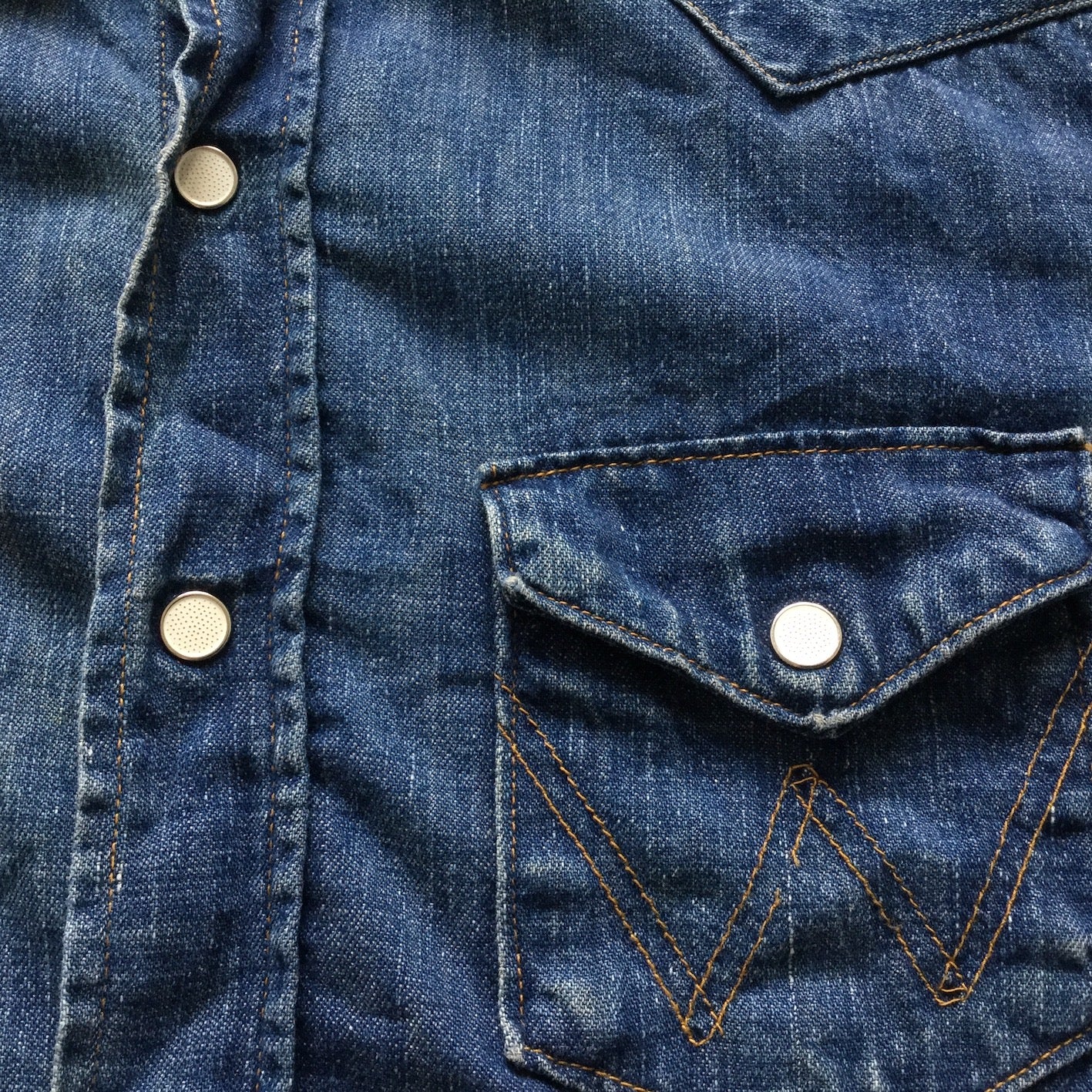 50's Wrangler 27MW denim shirt